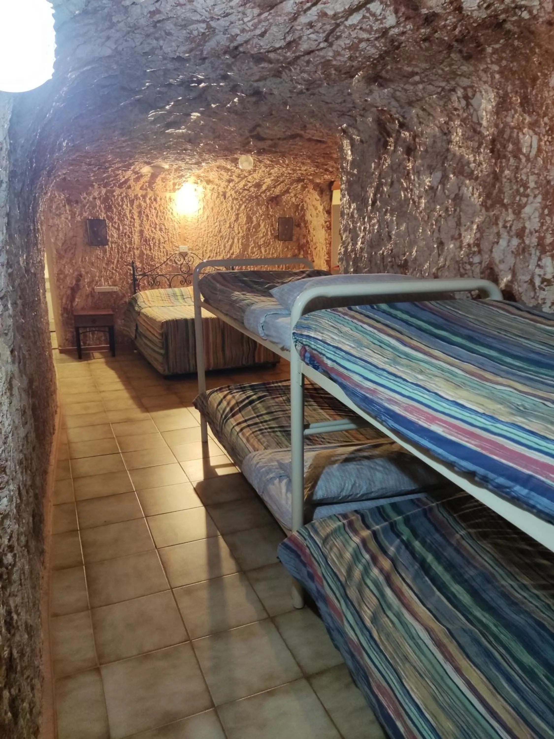 Bed in Radeka Downunder Underground Motel