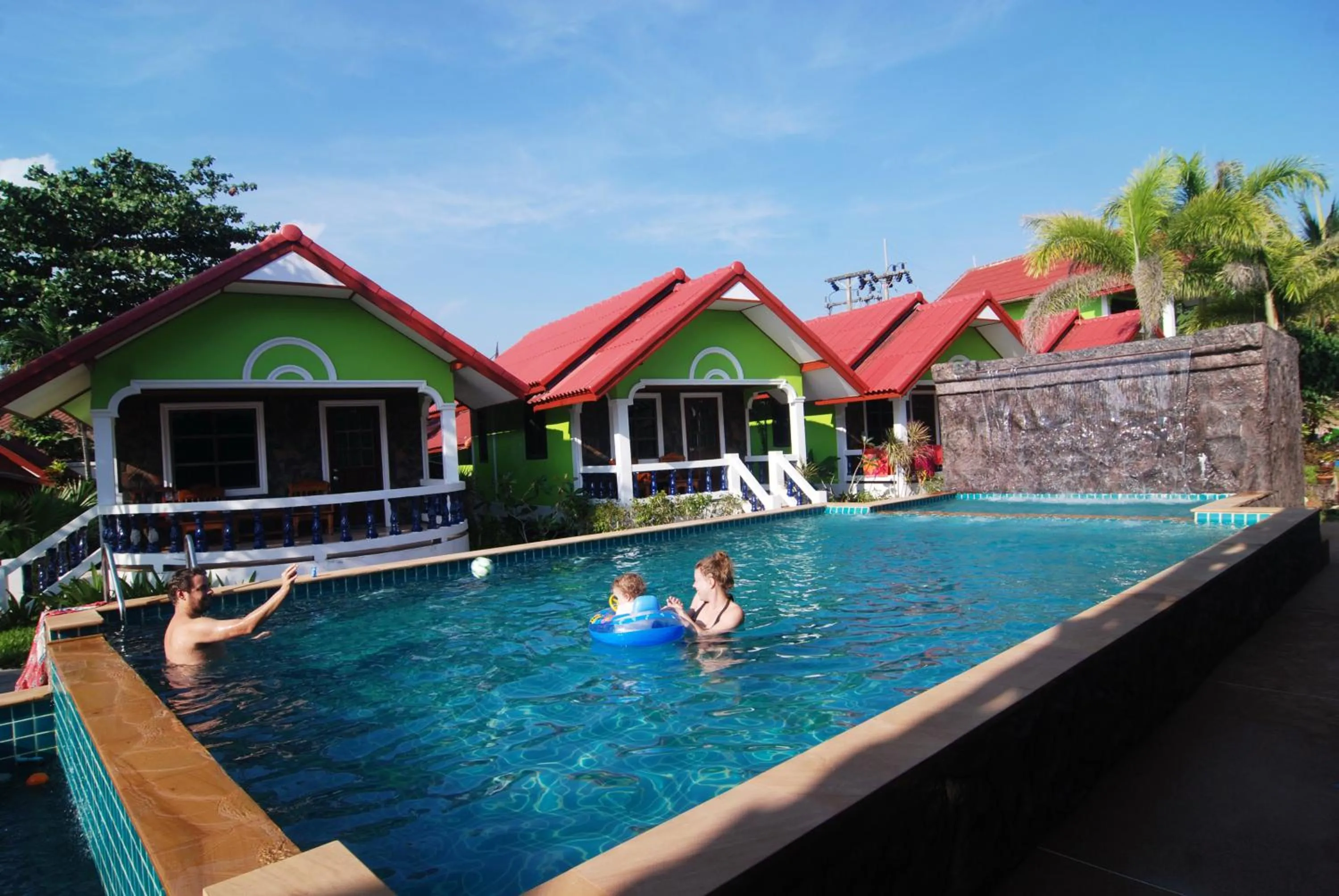 Swimming pool in Nature Beach Resort, Koh Lanta