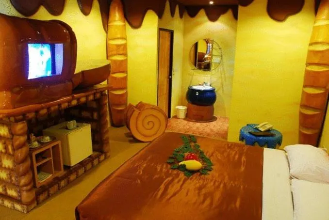 Bed in The Adventure Hotel