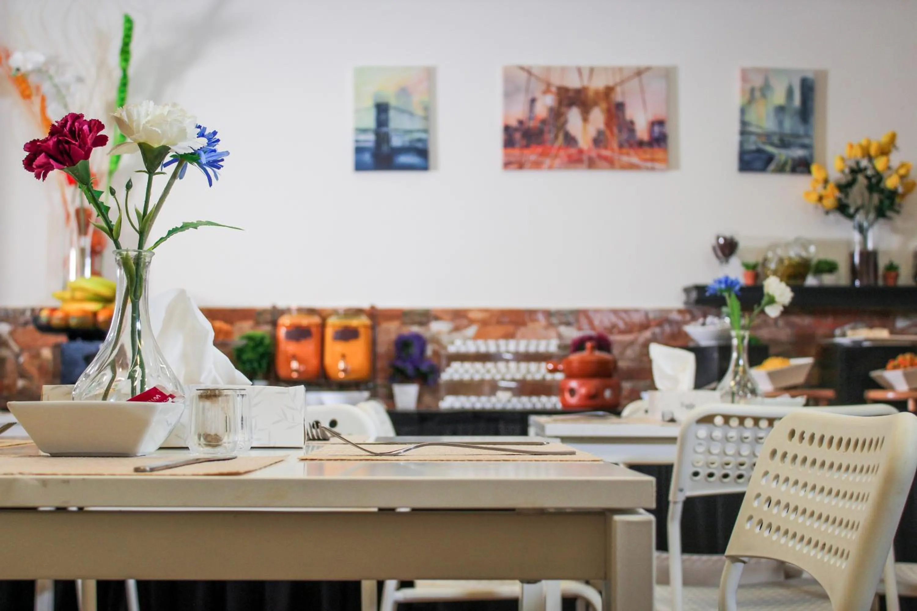 Buffet breakfast in Almond Hotel Apartments