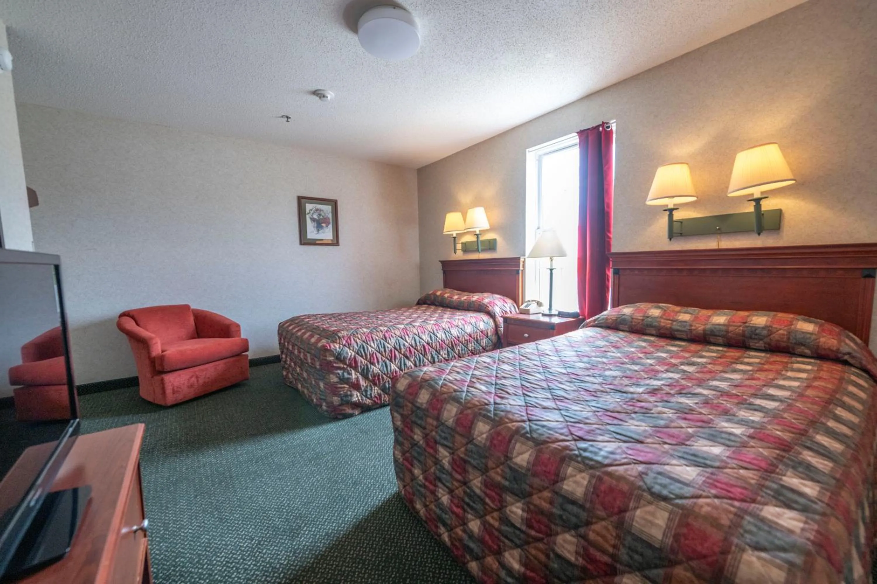 Bedroom, Bed in Santa's Lodge