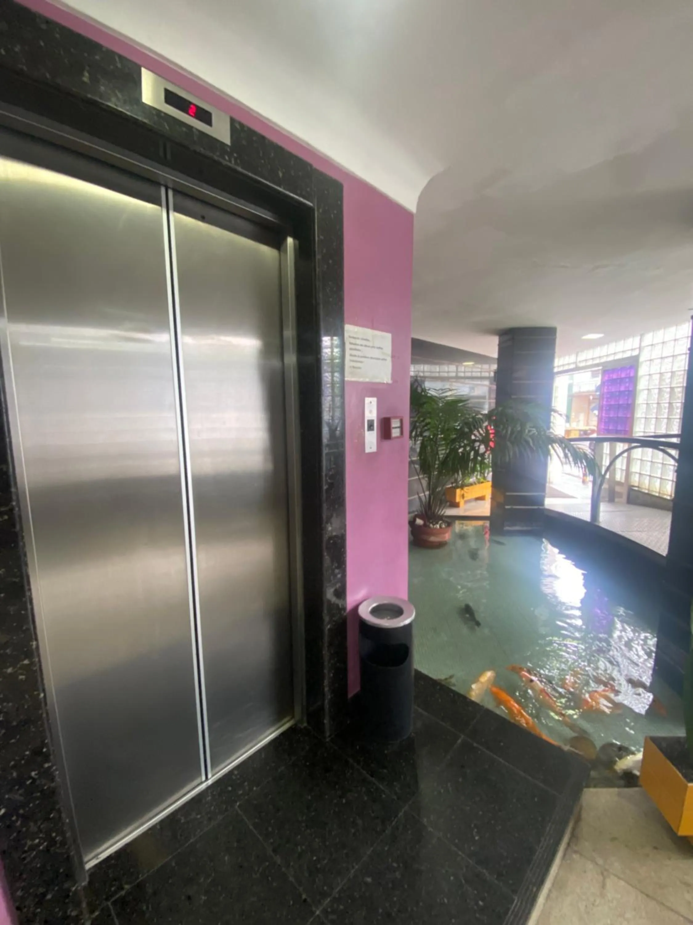 elevator in Hotel Novo Plano