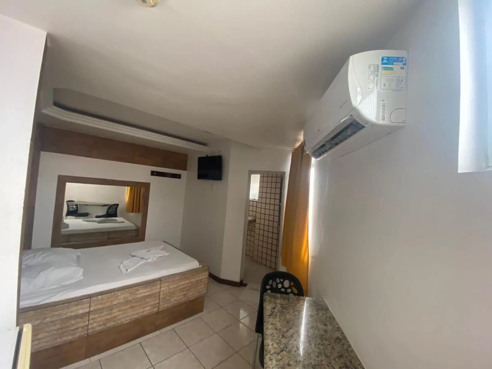 Bed in Hotel Novo Plano