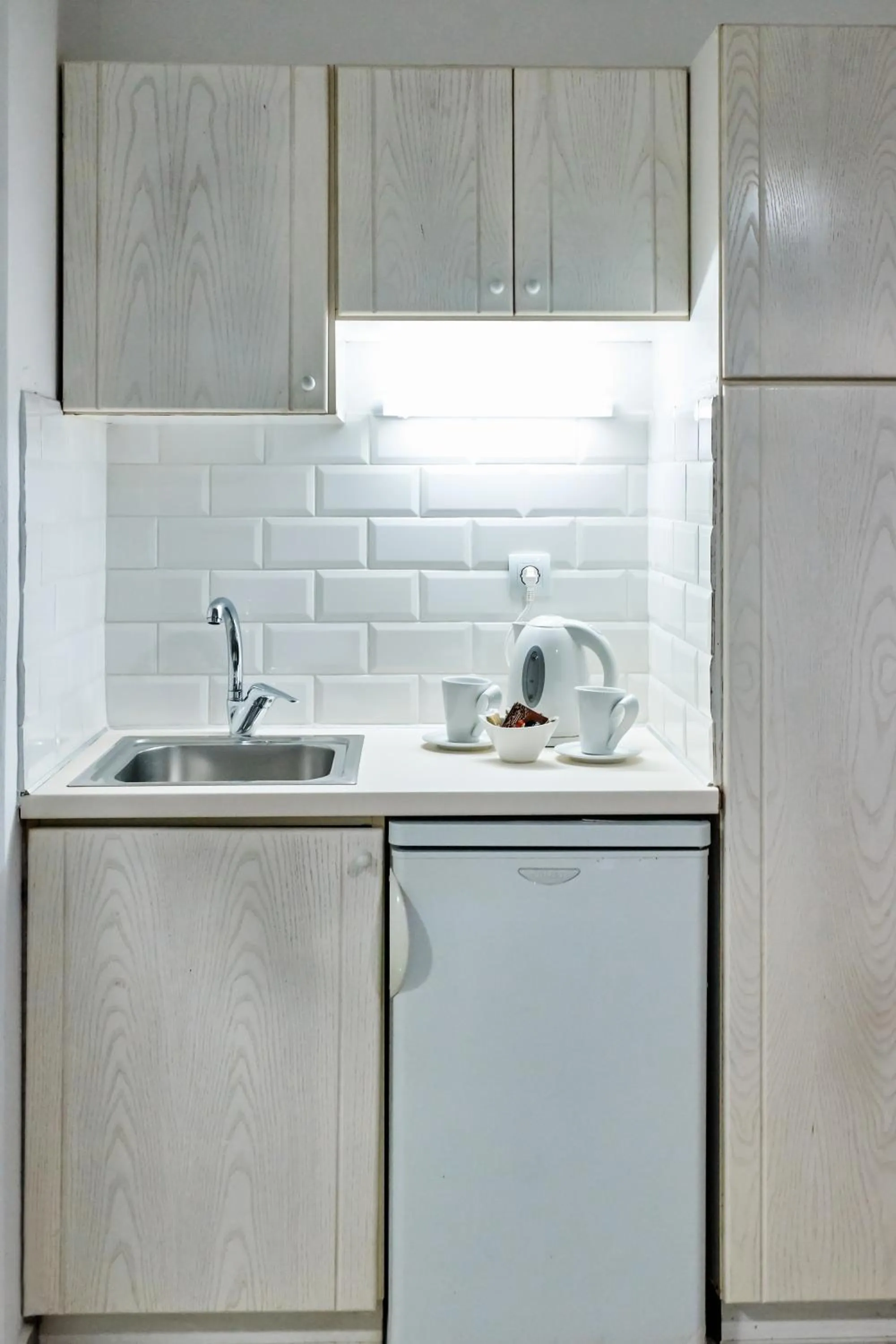 Kitchen or kitchenette in Villa Mare Monte ApartHotel