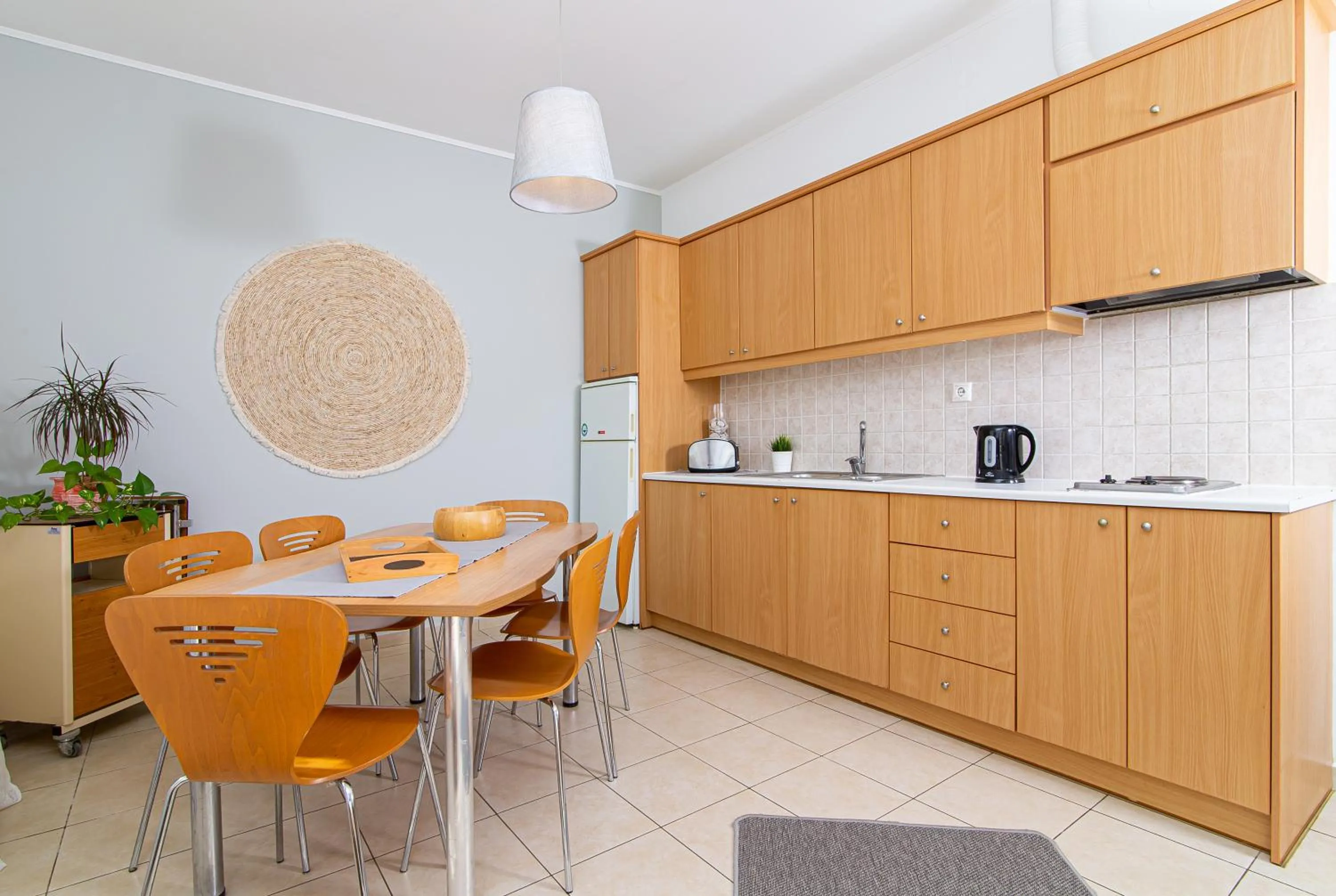 Kitchen or kitchenette in Villa Mare Monte ApartHotel