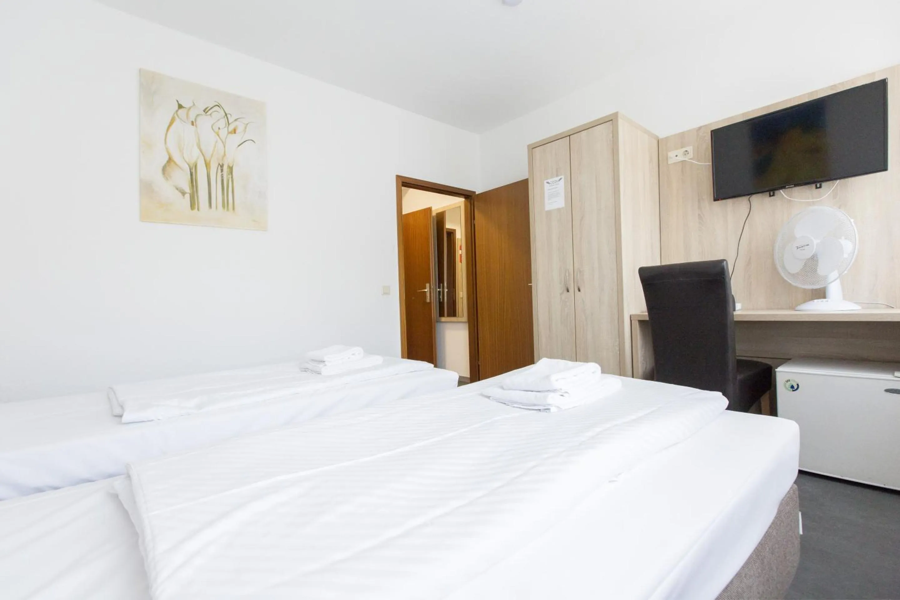 Bedroom, Bed in Hotel Pension Odin