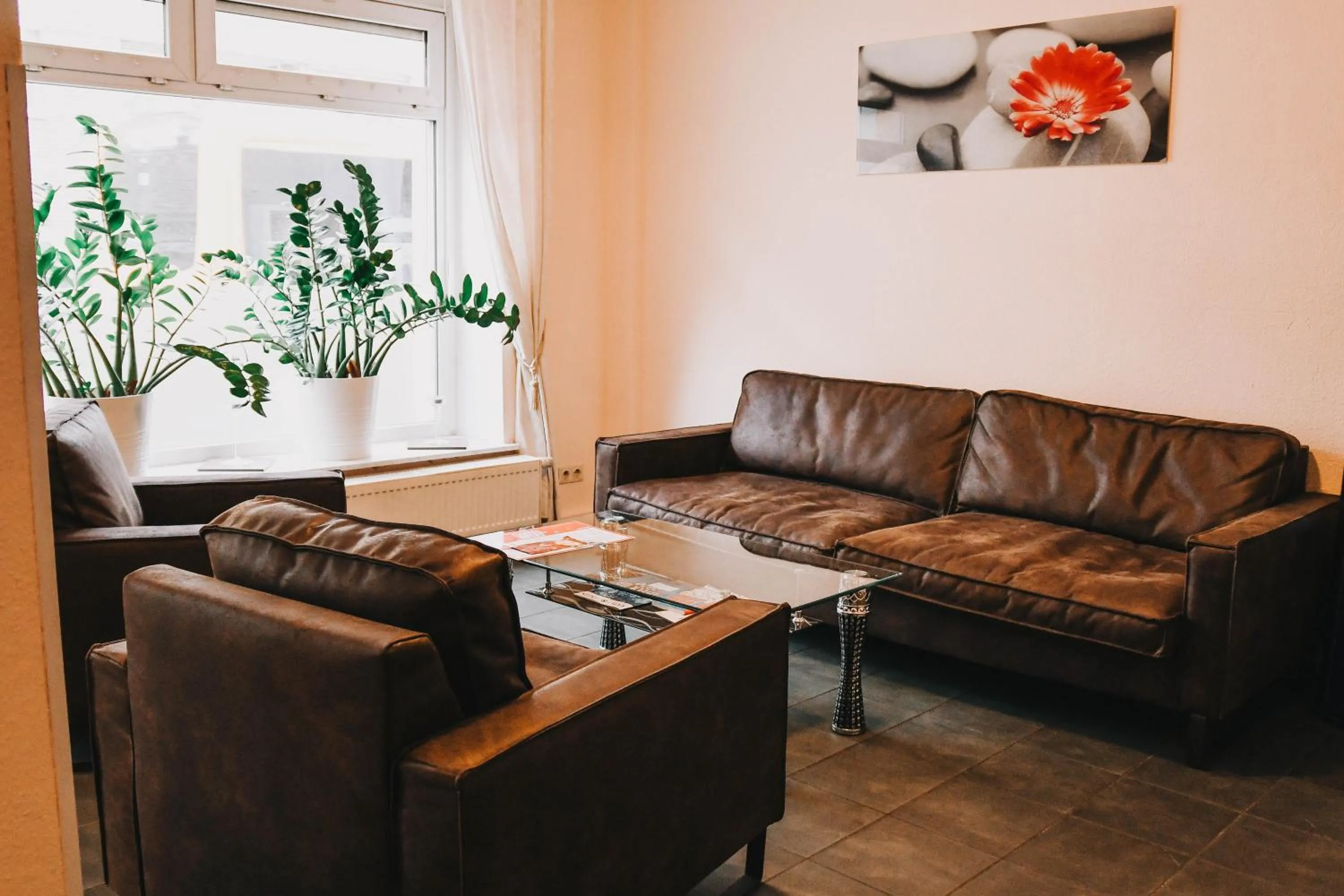 Lobby or reception in Hotel-Pension ODIN