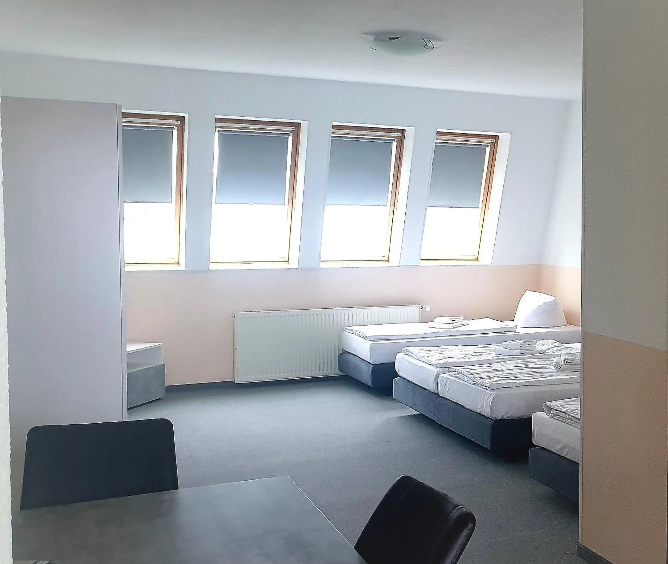 Bed in Hotel-Pension ODIN