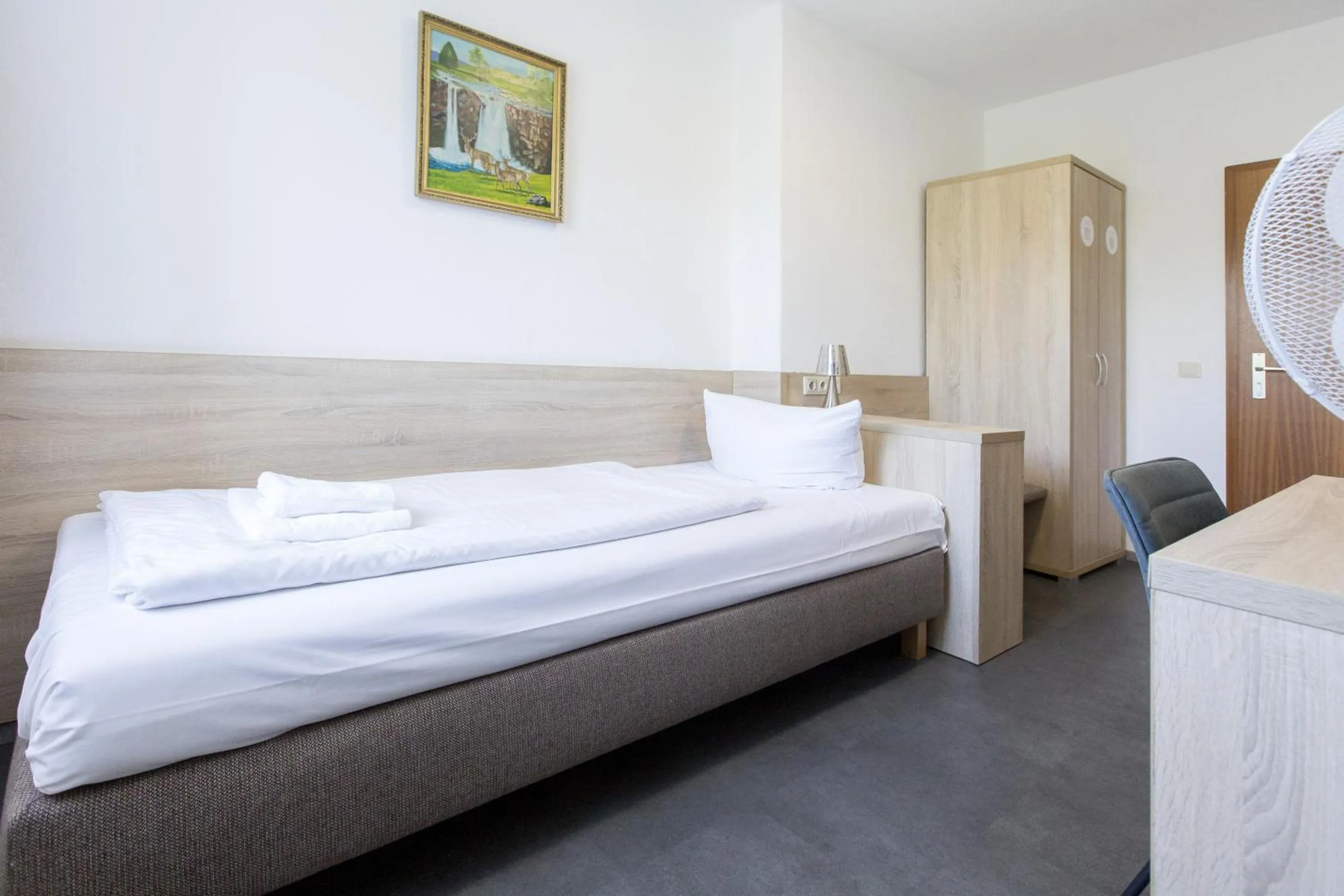 Bedroom, Bed in Hotel Pension Odin