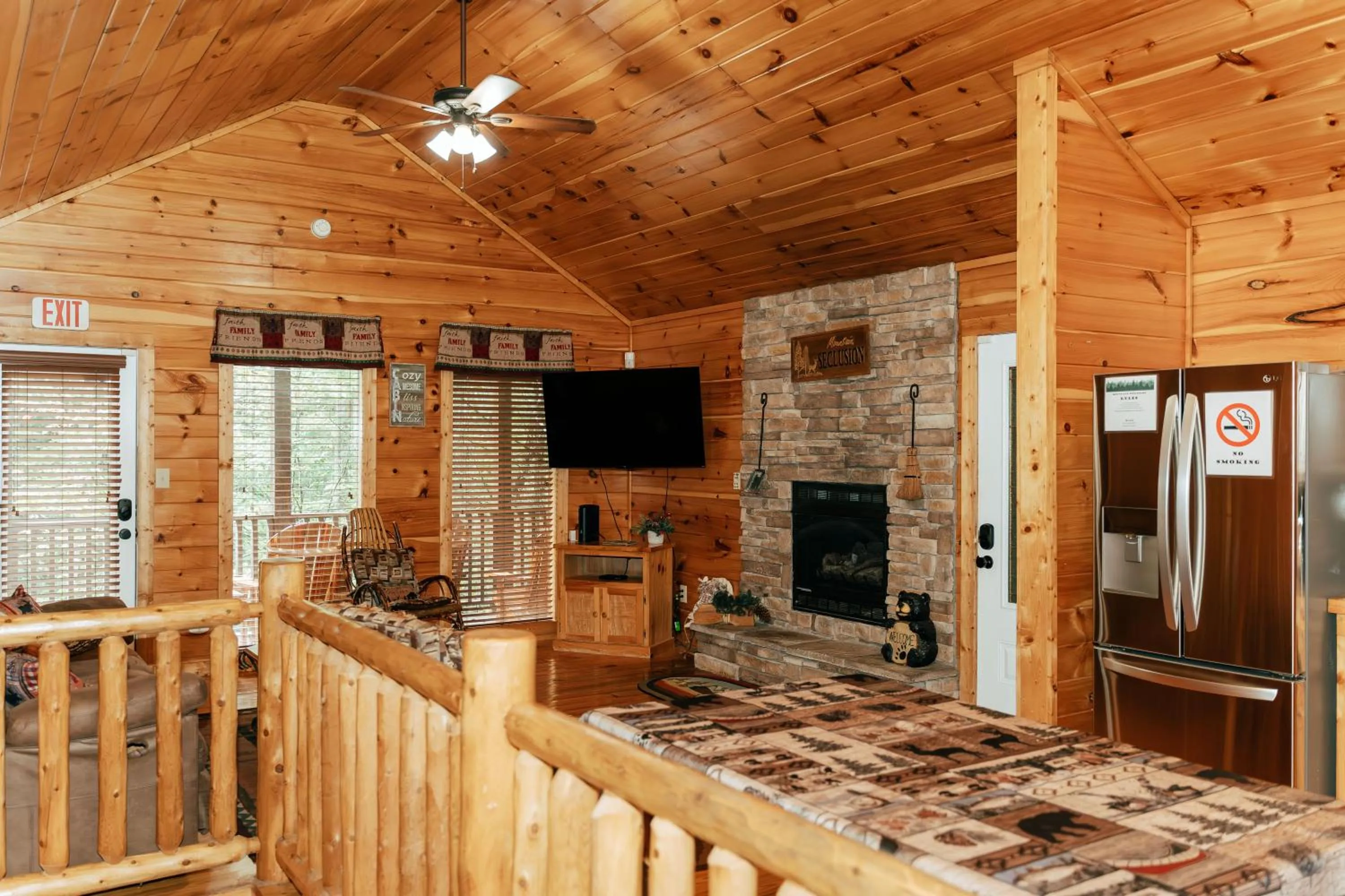 Living room in Mountain Seclusion