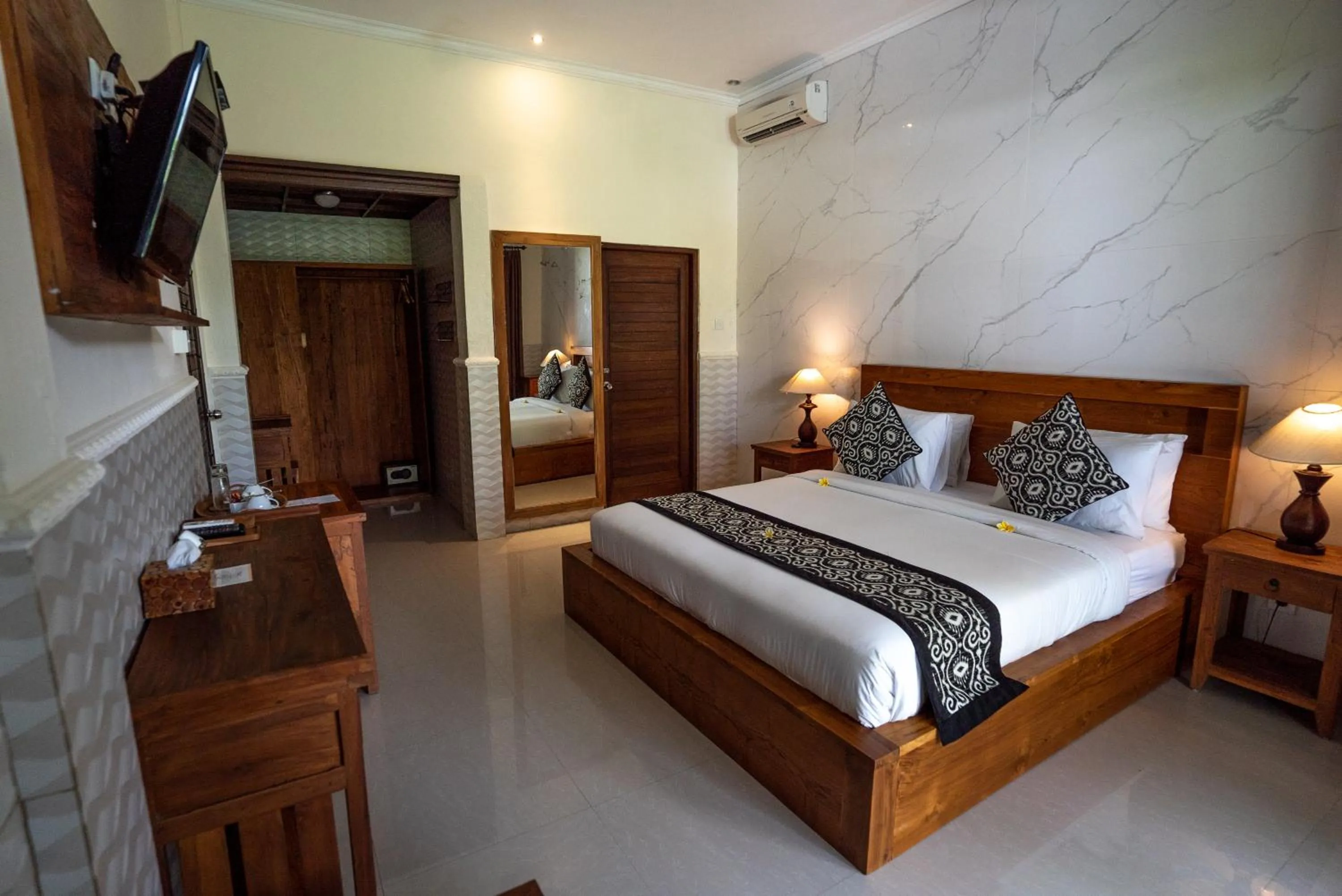 Bed in Capung Cottages