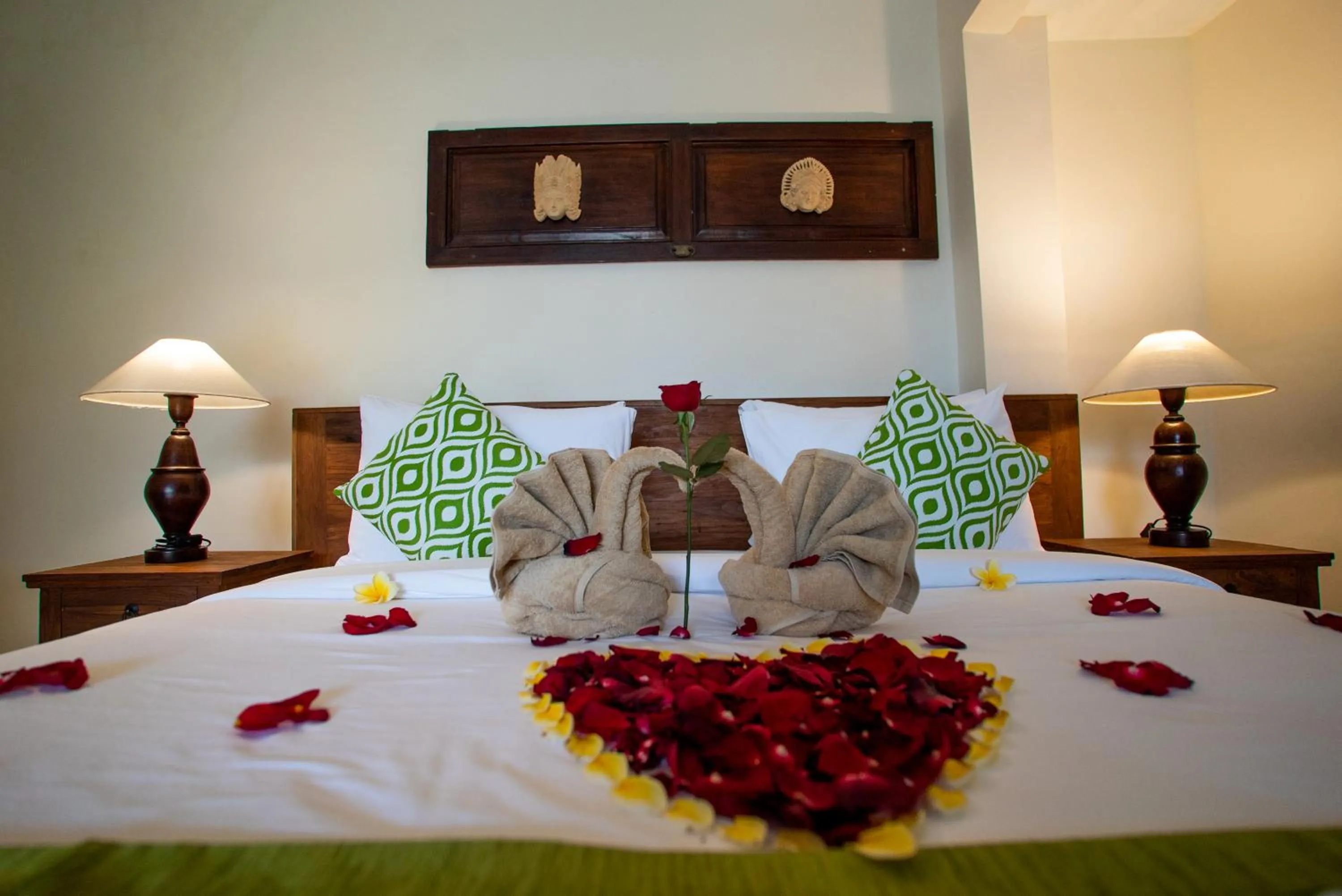 Bed in Capung Cottages