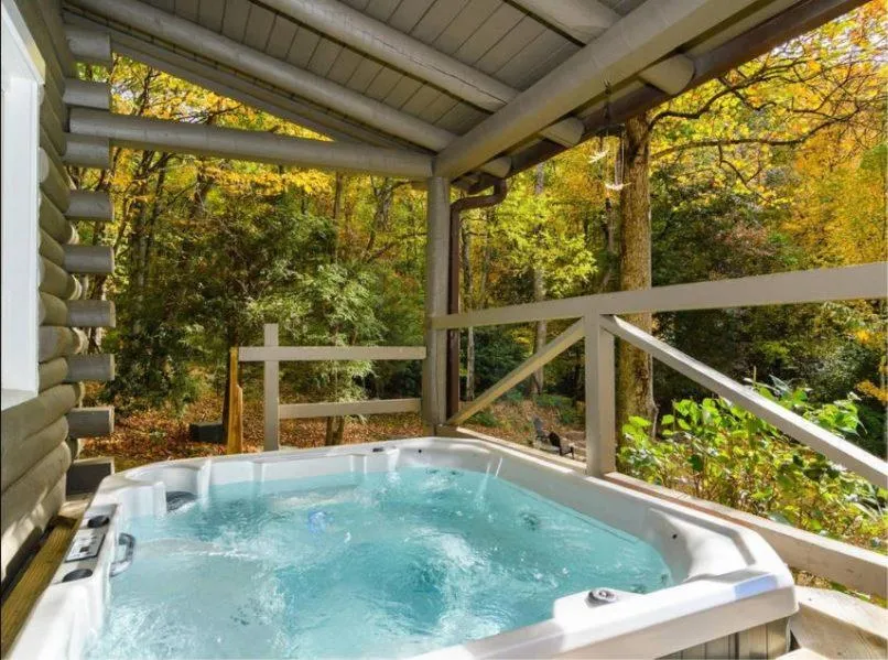 Patio in Eagle's Rest Lodge