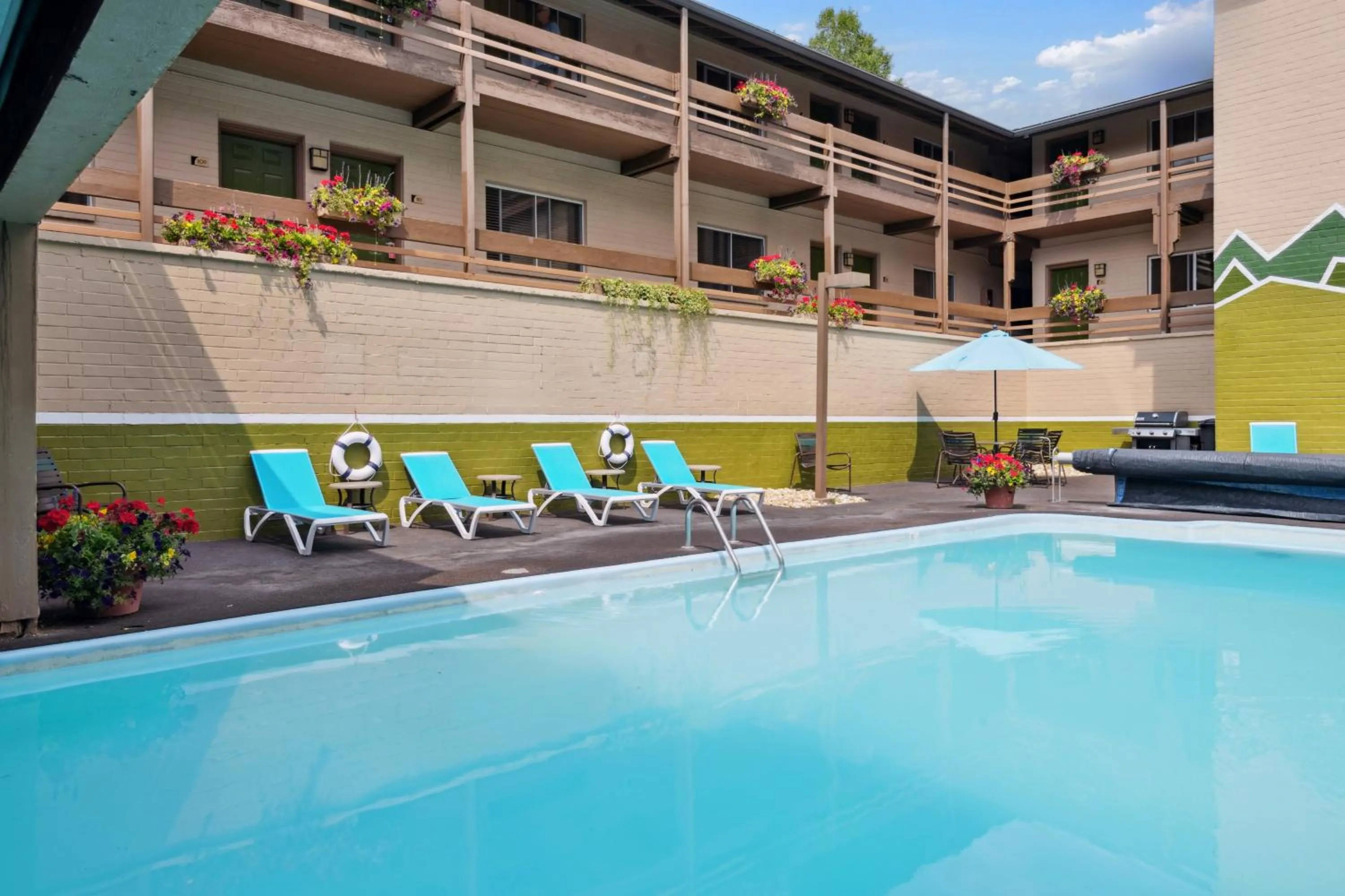 Patio in Eagle Point Resort