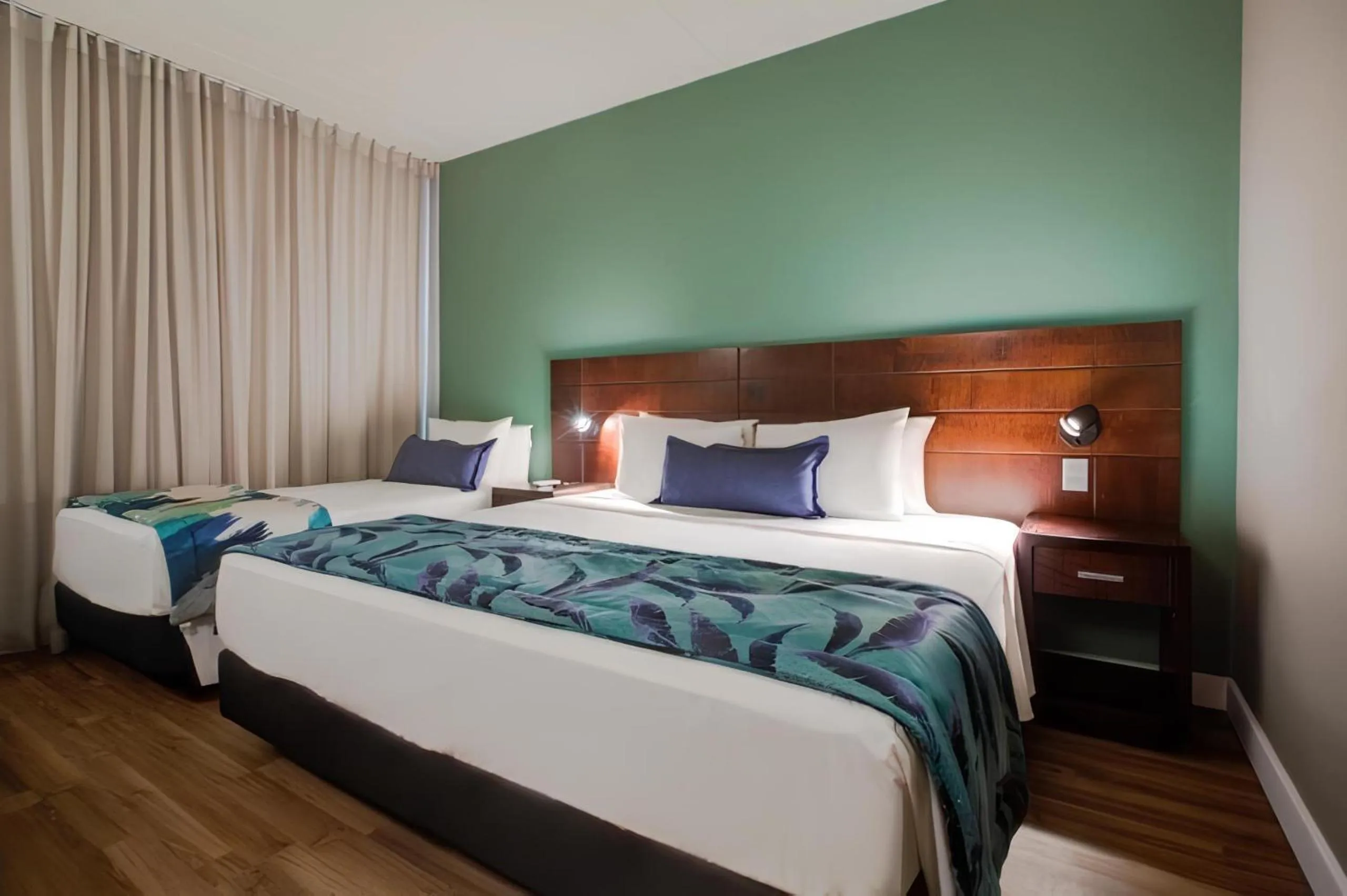 Bed in Cyan Resort by Atlantica