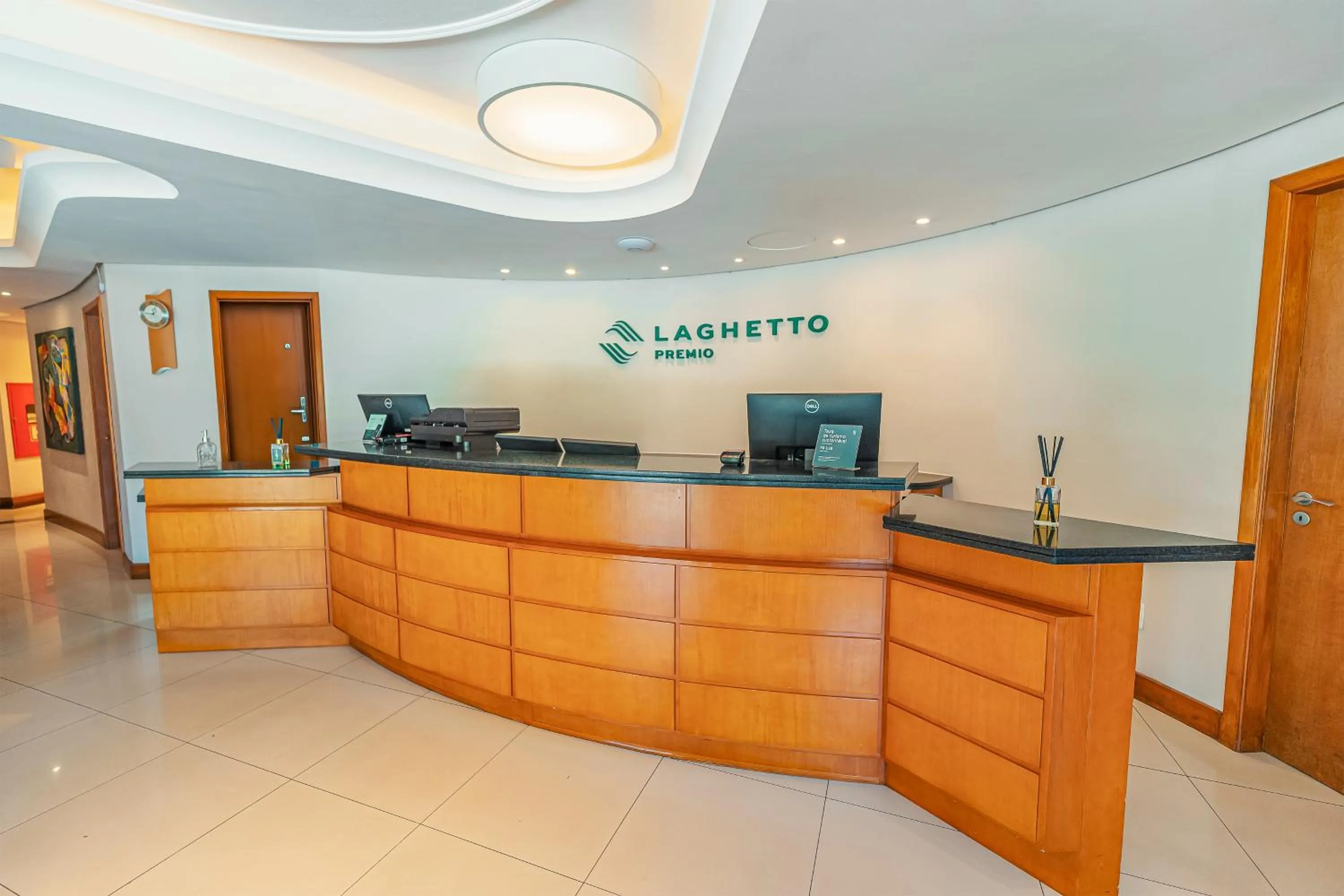Lobby or reception in Hotel Laghetto Premio