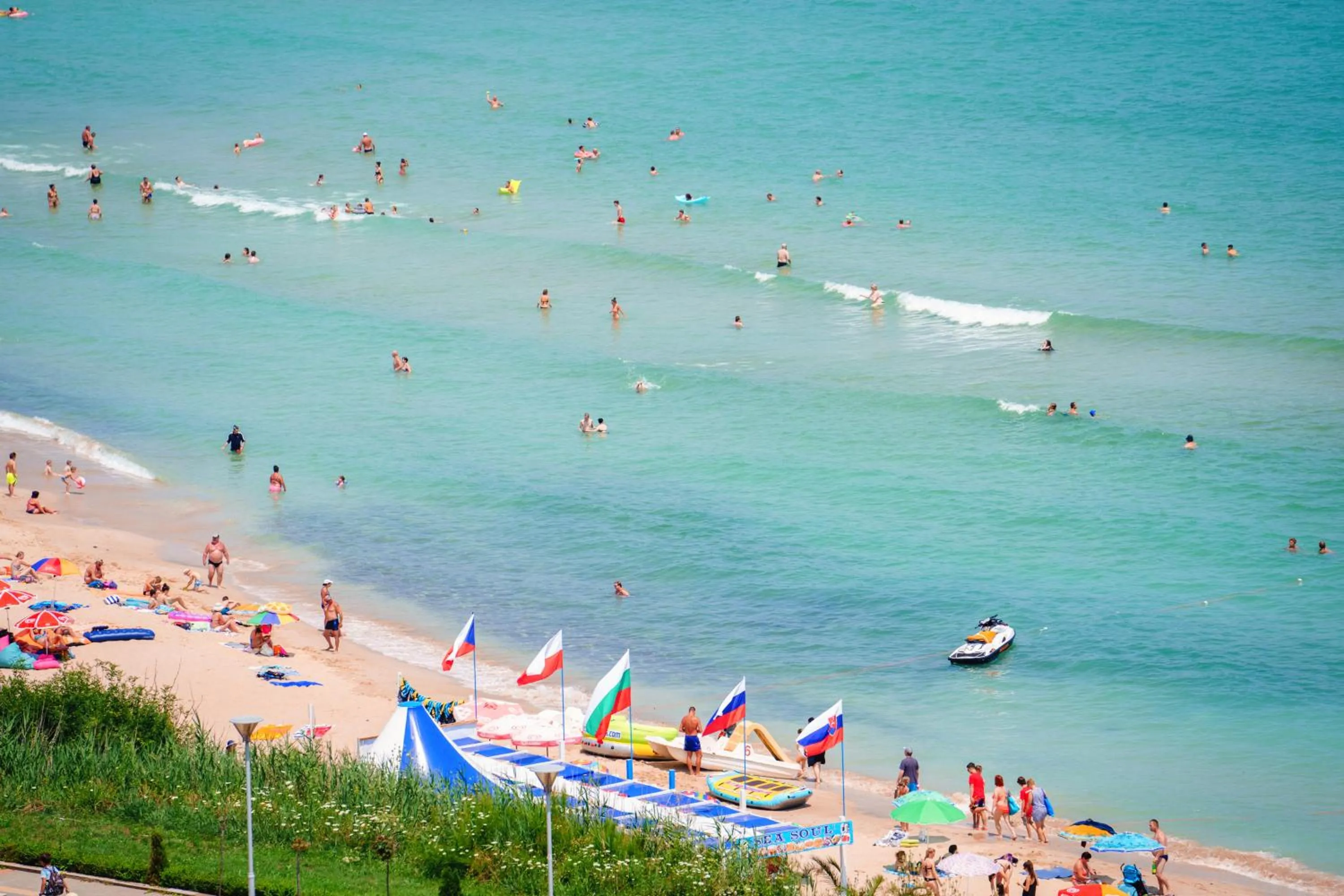 Beach in Hotel Perla Beach Club - All Inclusive