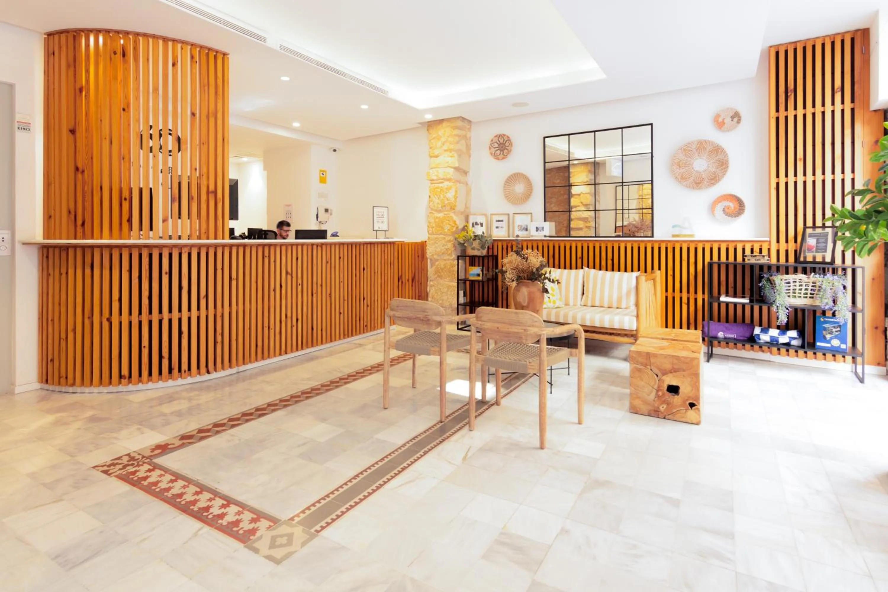 Lobby or reception in Hotel La Milagrosa