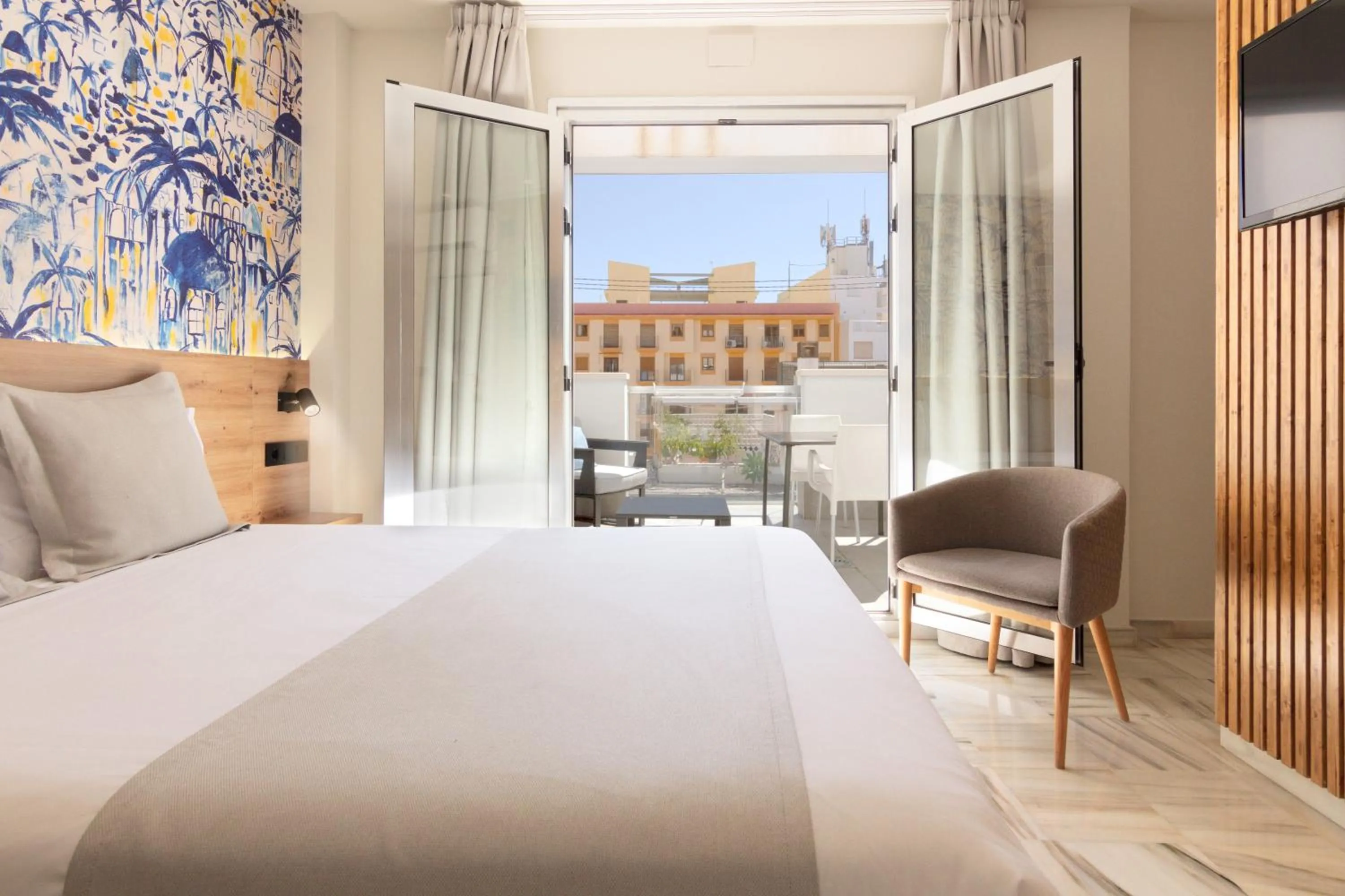 Bedroom, Bed in Hotel La Milagrosa