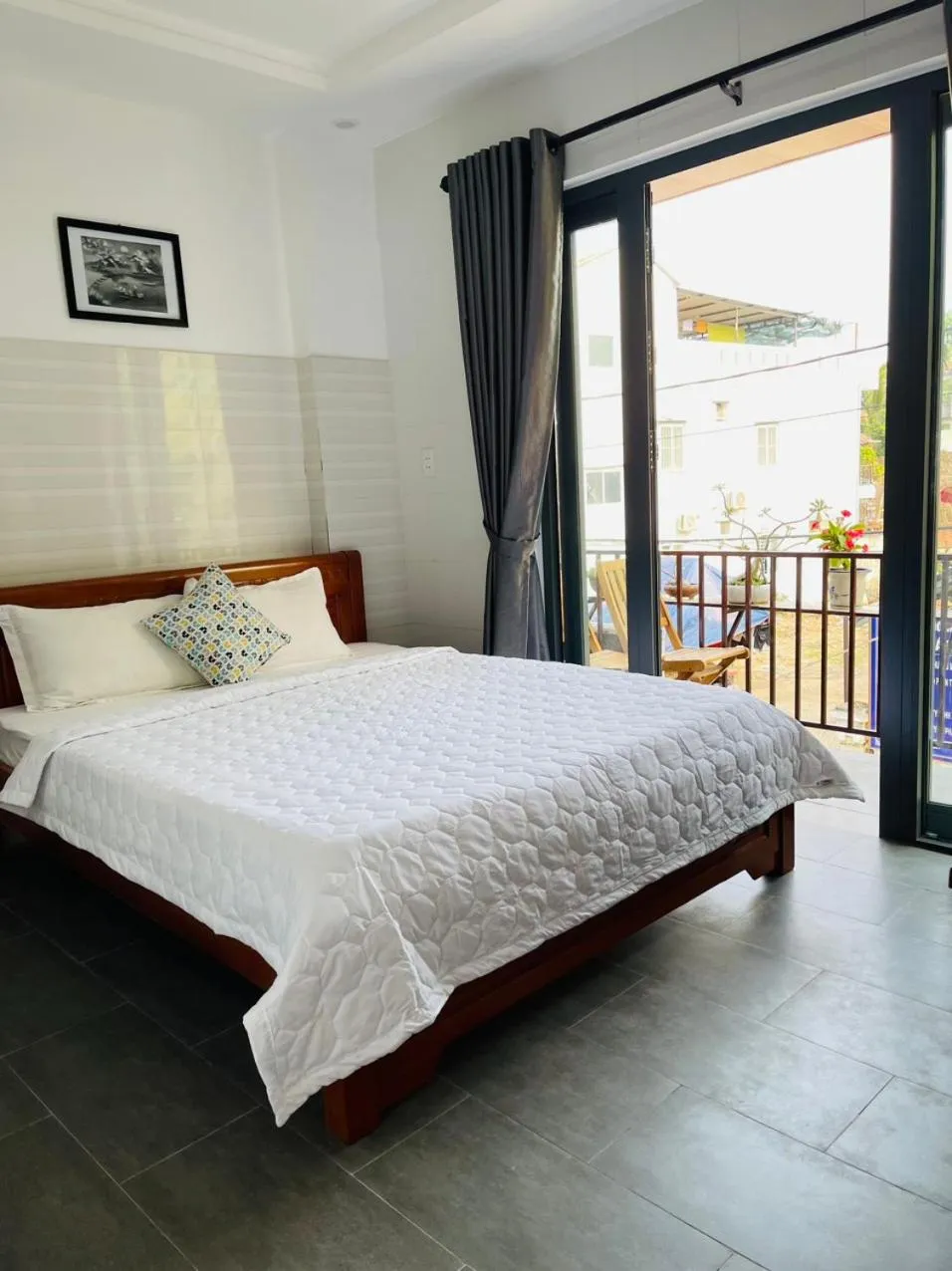 Bed in Cuong Thinh Homestay