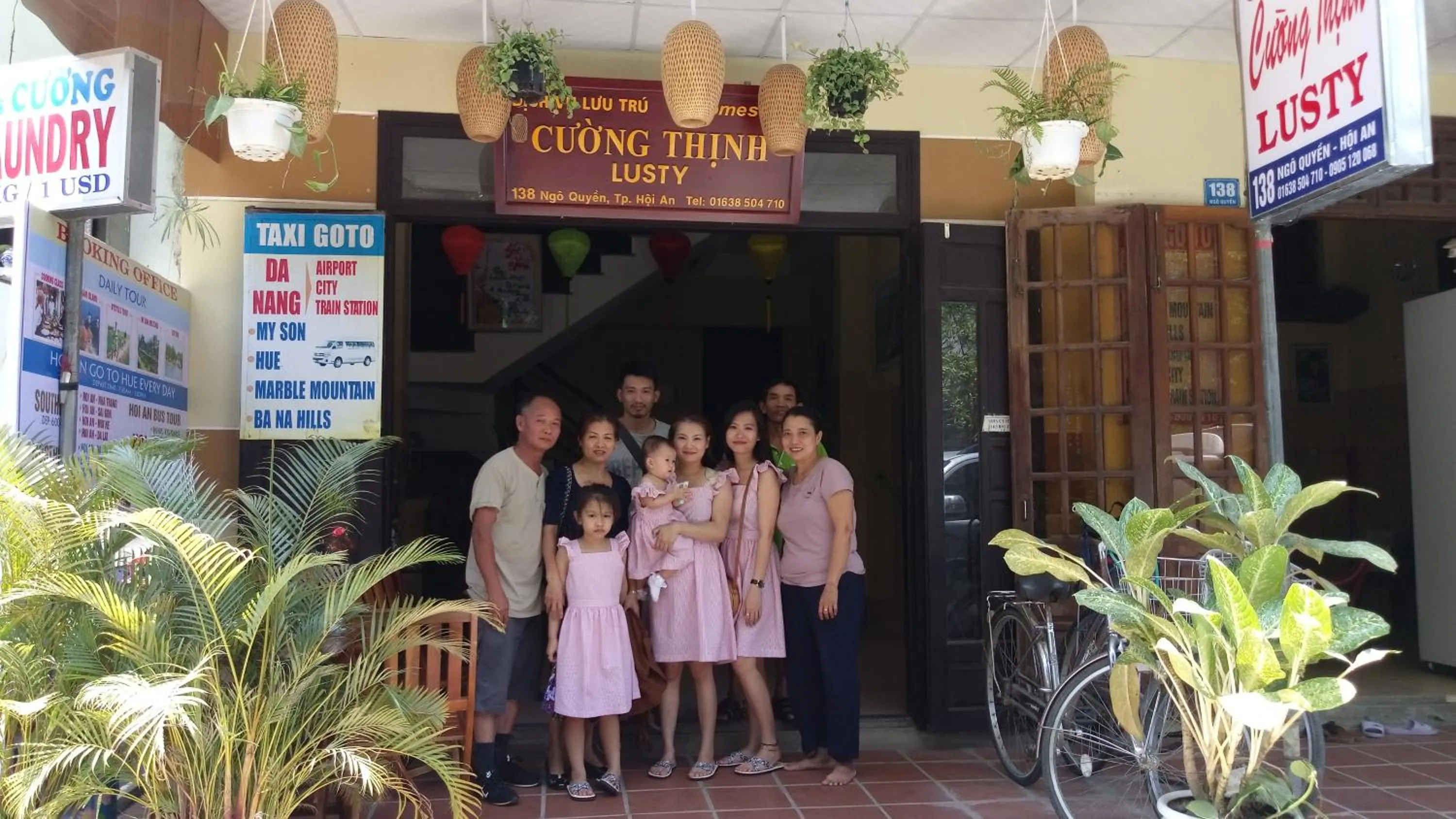 Family in Cuong Thinh Homestay