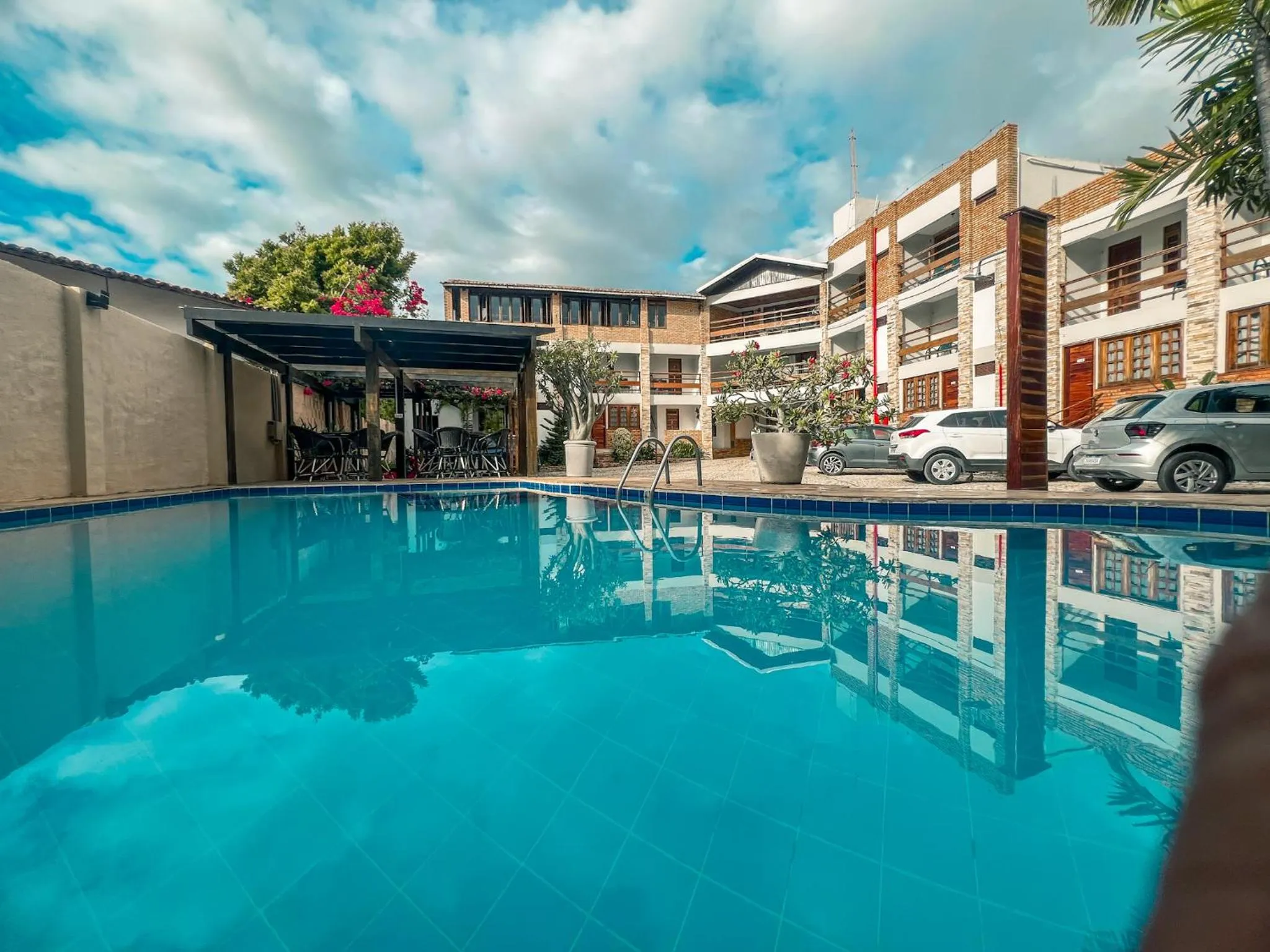 Pool view in Falésia Praia Hotel