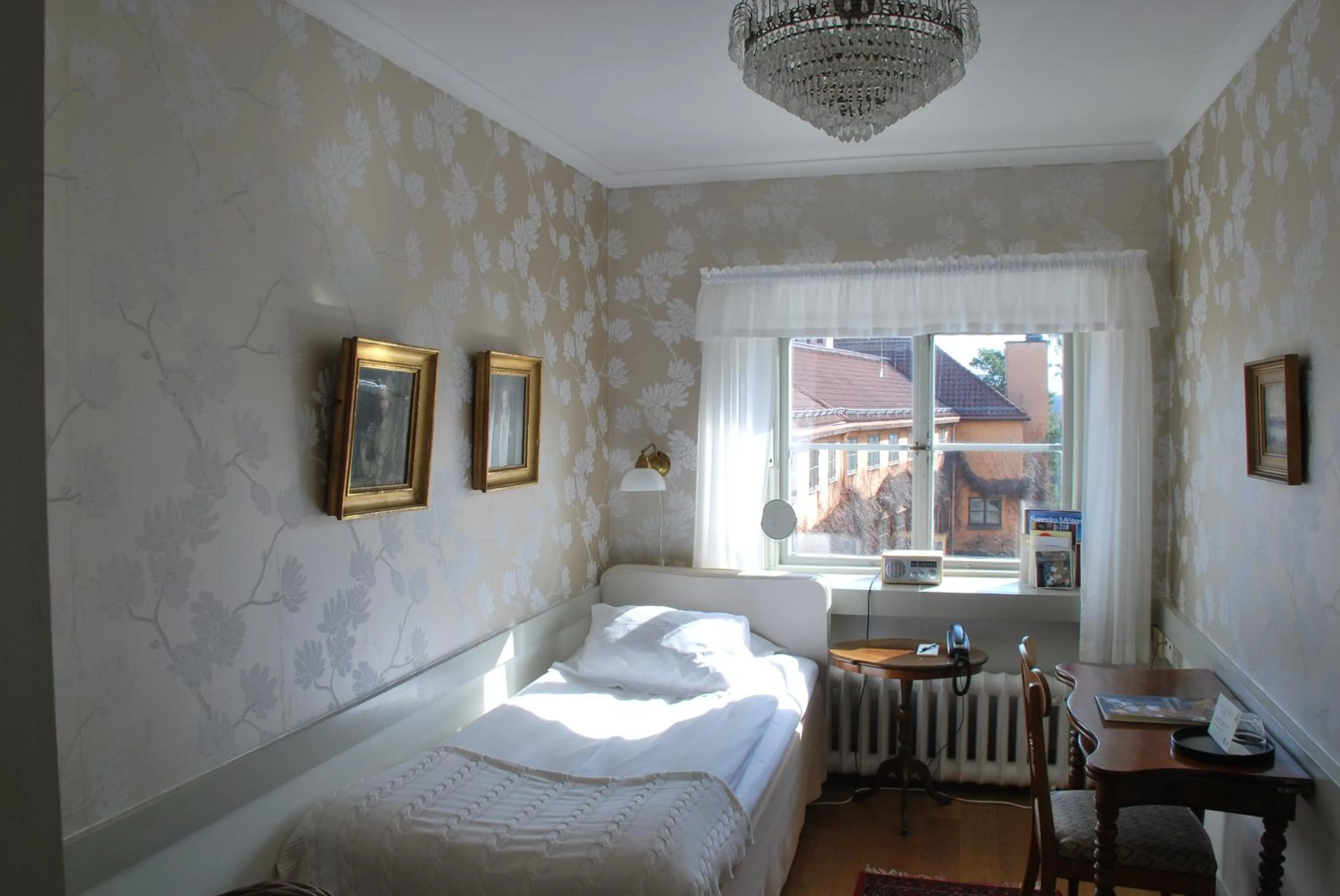 Bed in Sigtunastiftelsen Hotell & Konferens