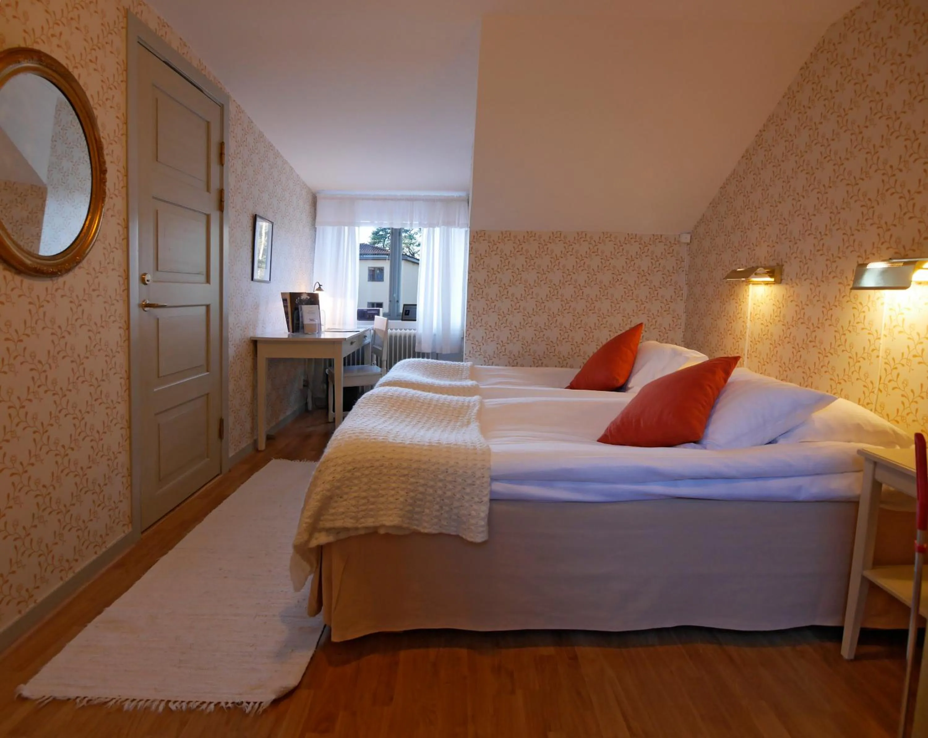 Bed in Sigtunastiftelsen Hotell & Konferens