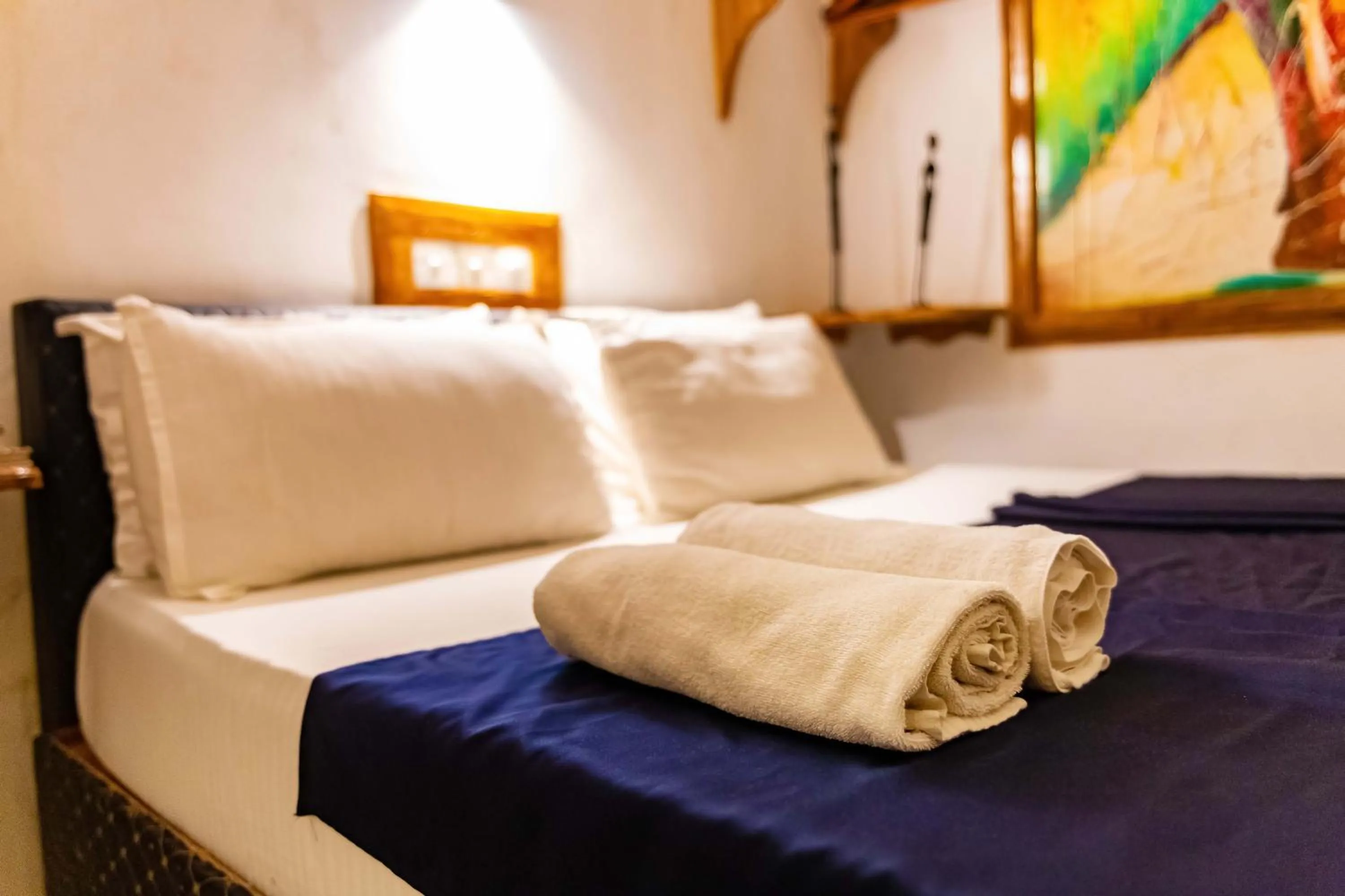 Bed in Villa Surf Beach