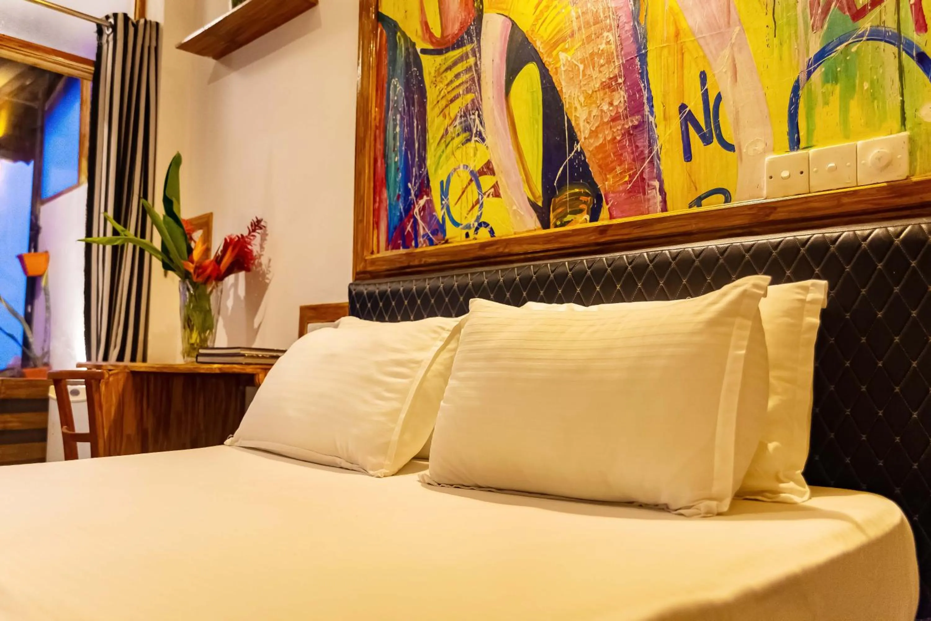 Bed in Villa Surf Beach