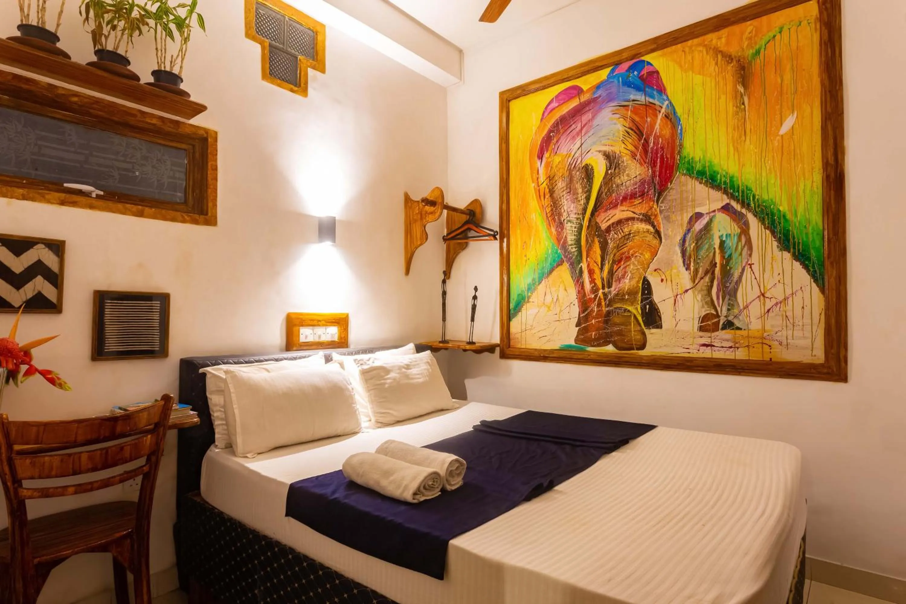 Bed in Villa Surf Beach