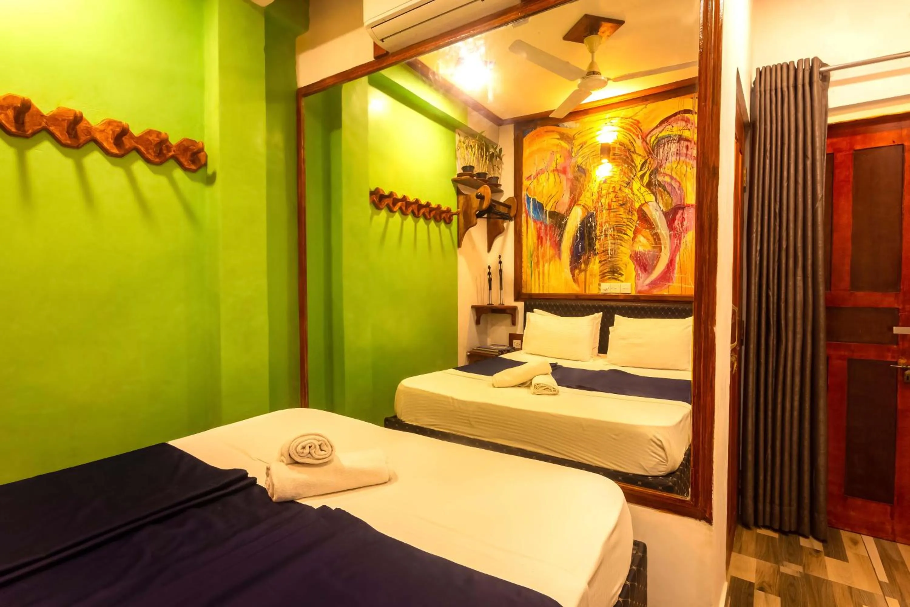 Bed in Villa Surf Beach