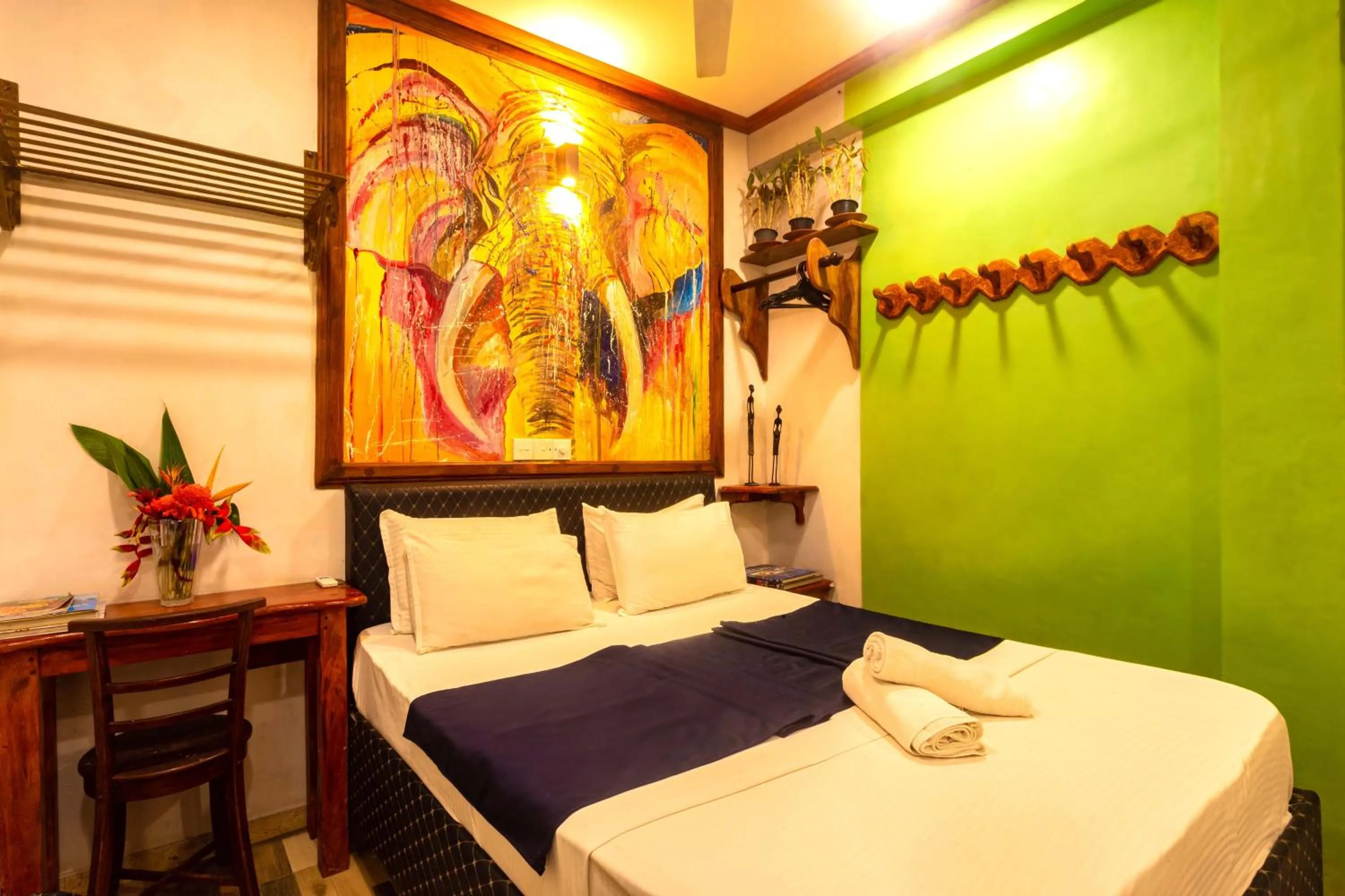 Bed in Villa Surf Beach