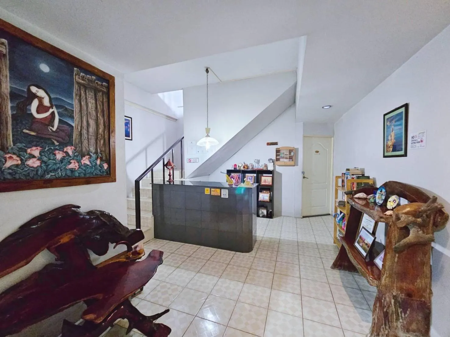 Lobby or reception in P.California Inter Hostel