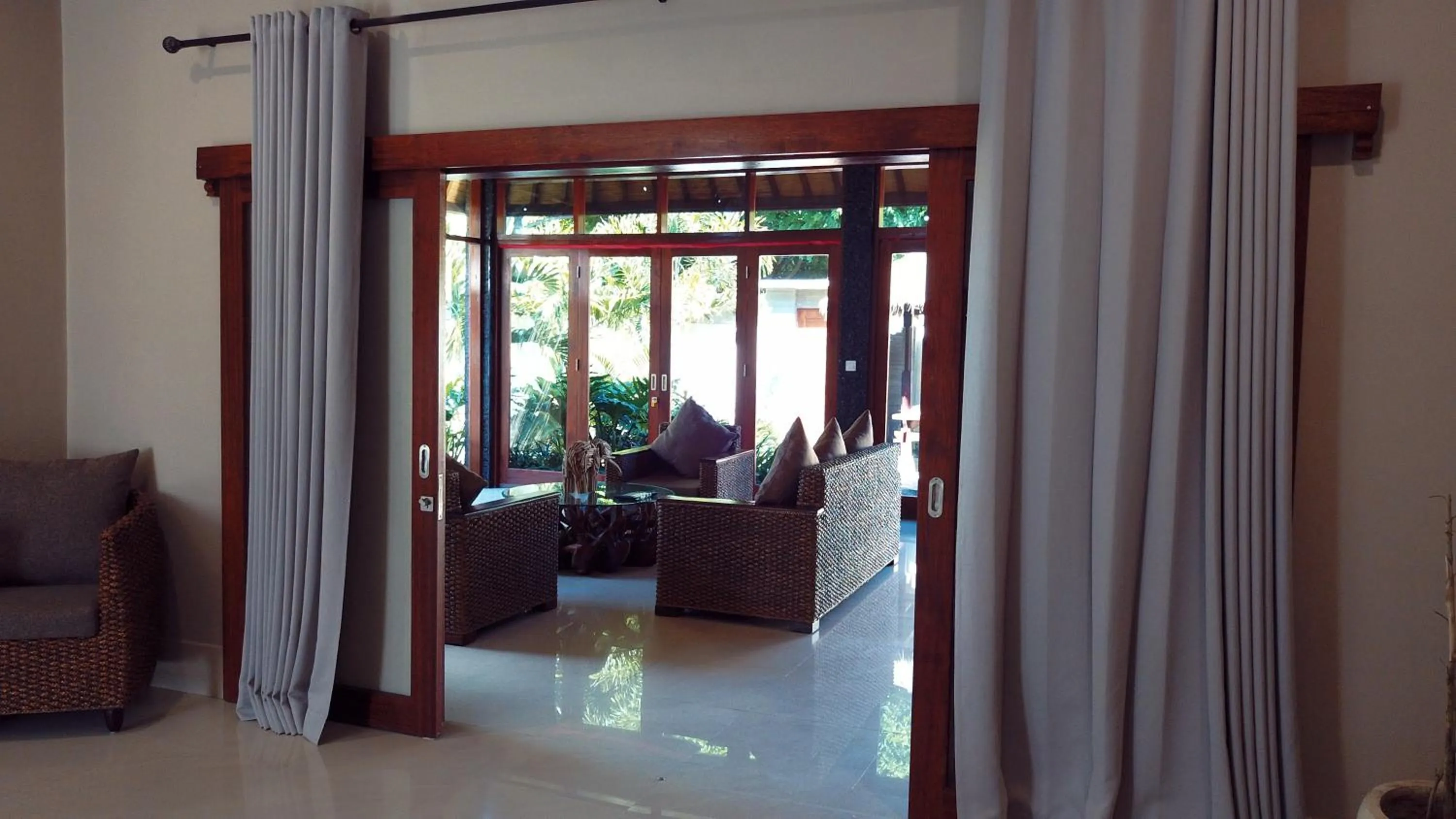 Living room in Gili Palms Villas