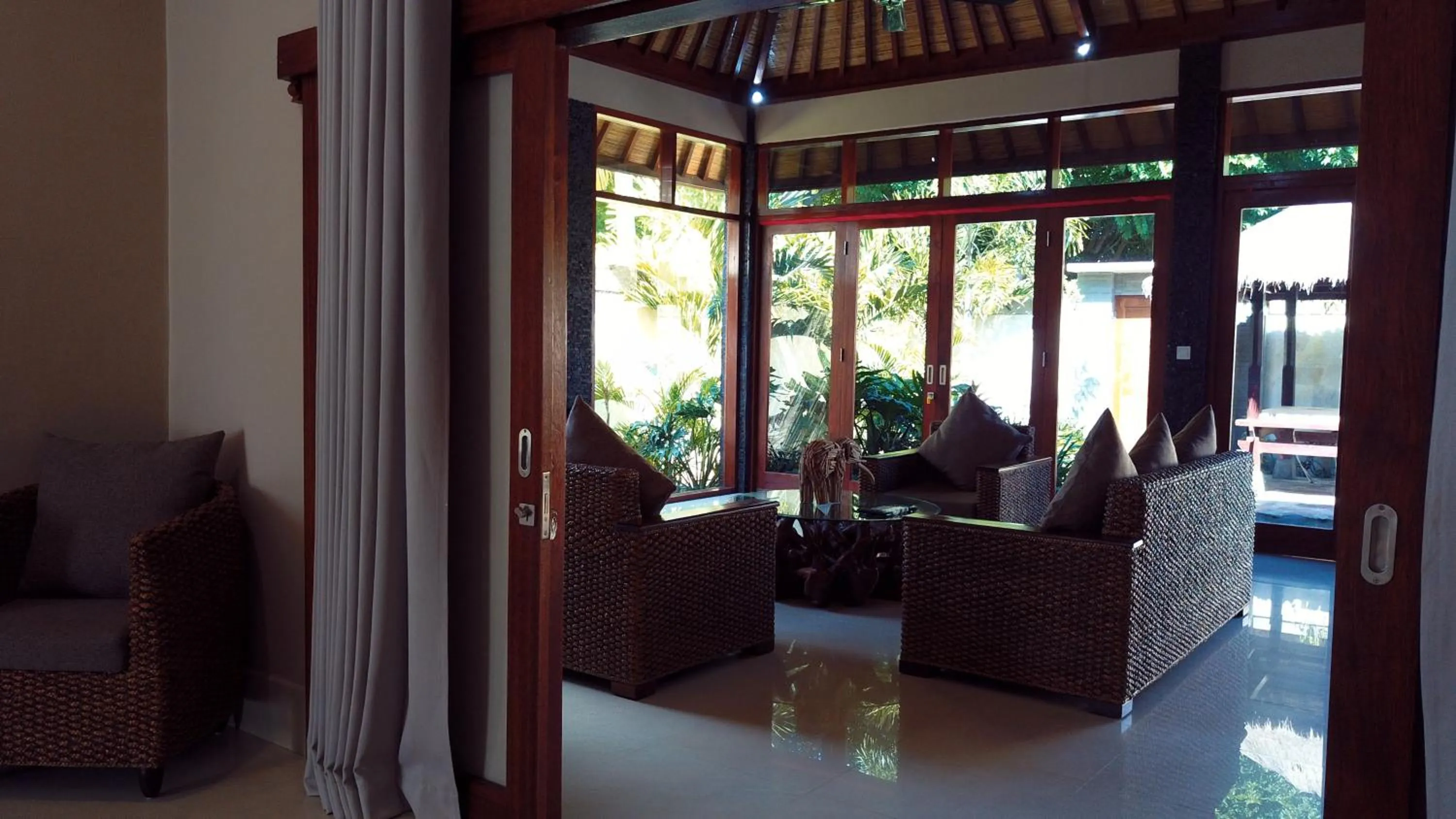 Living room in Gili Palms Villas