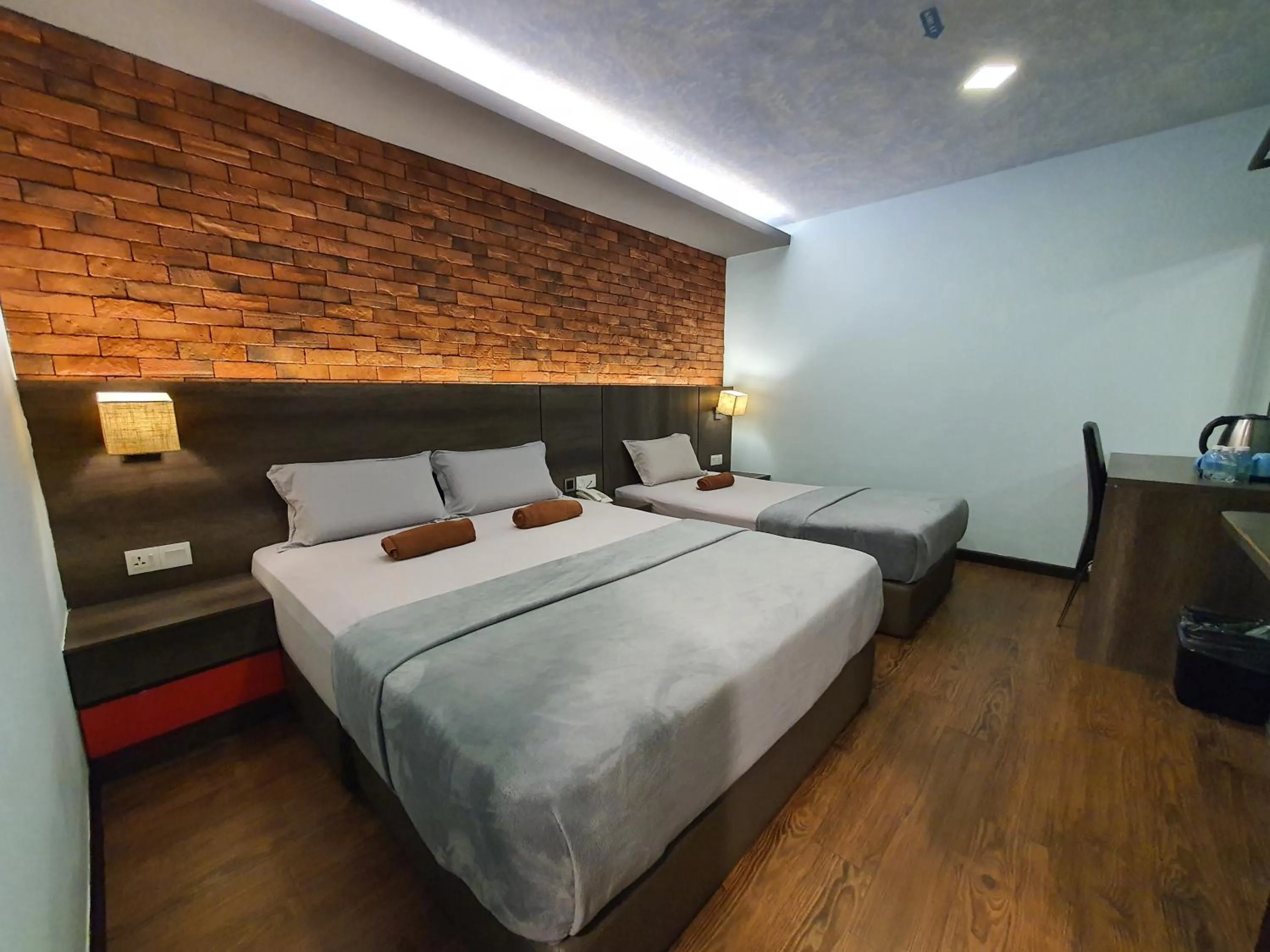 Bed in Cute Hotel & Dorms Ipoh