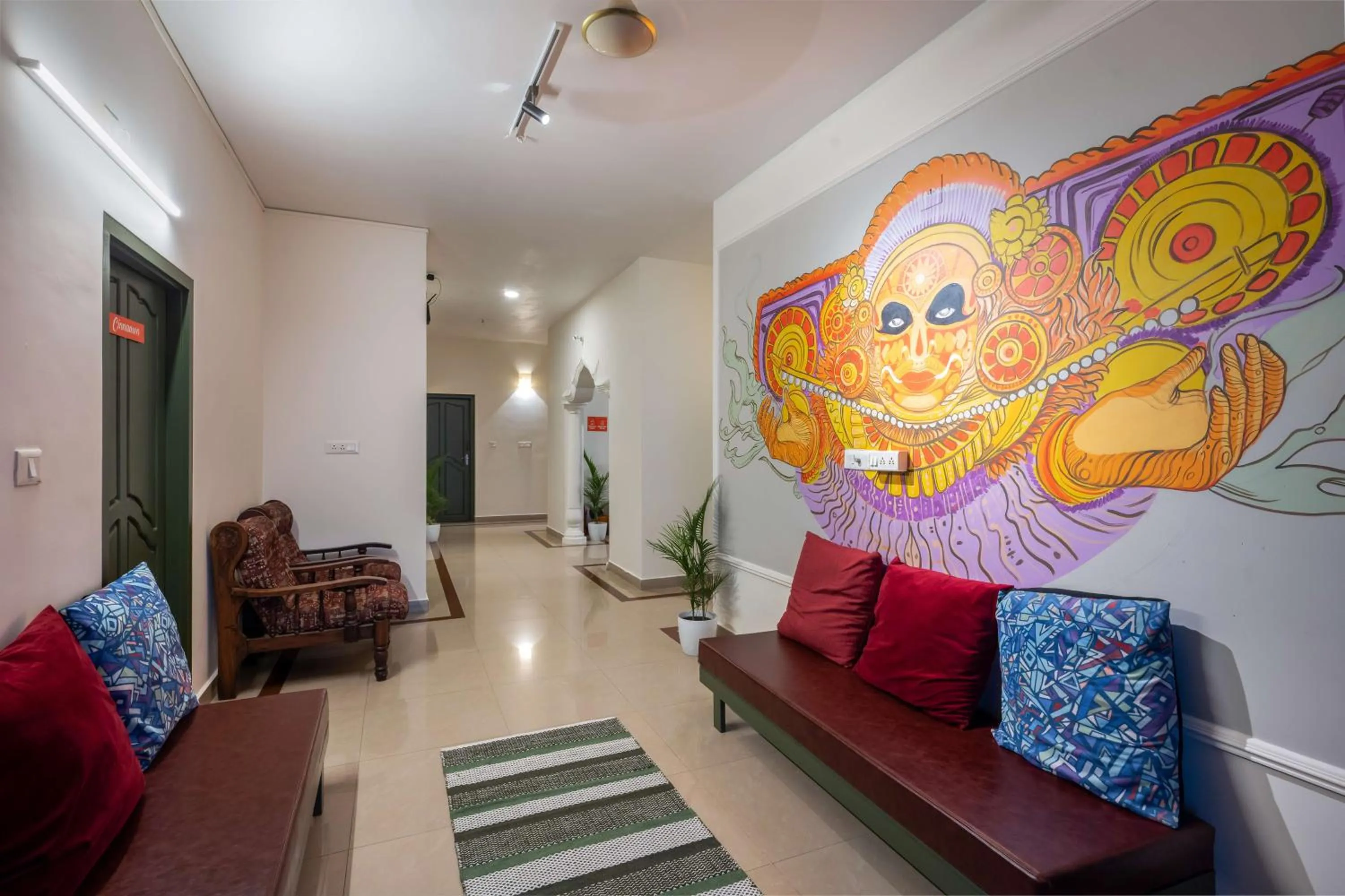 Living room in Zostel Kochi, Fort Kochi