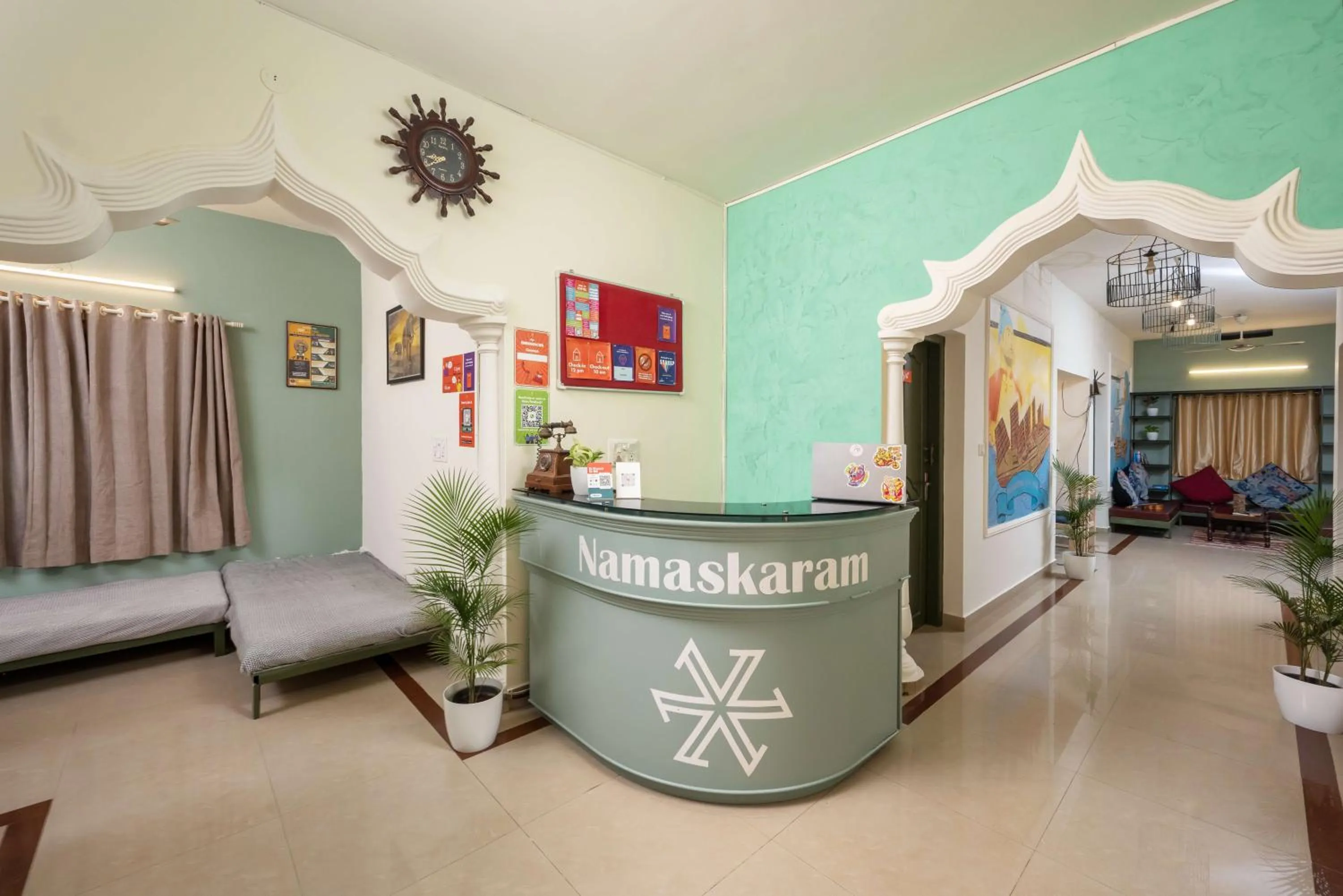 Living room in Zostel Kochi, Fort Kochi