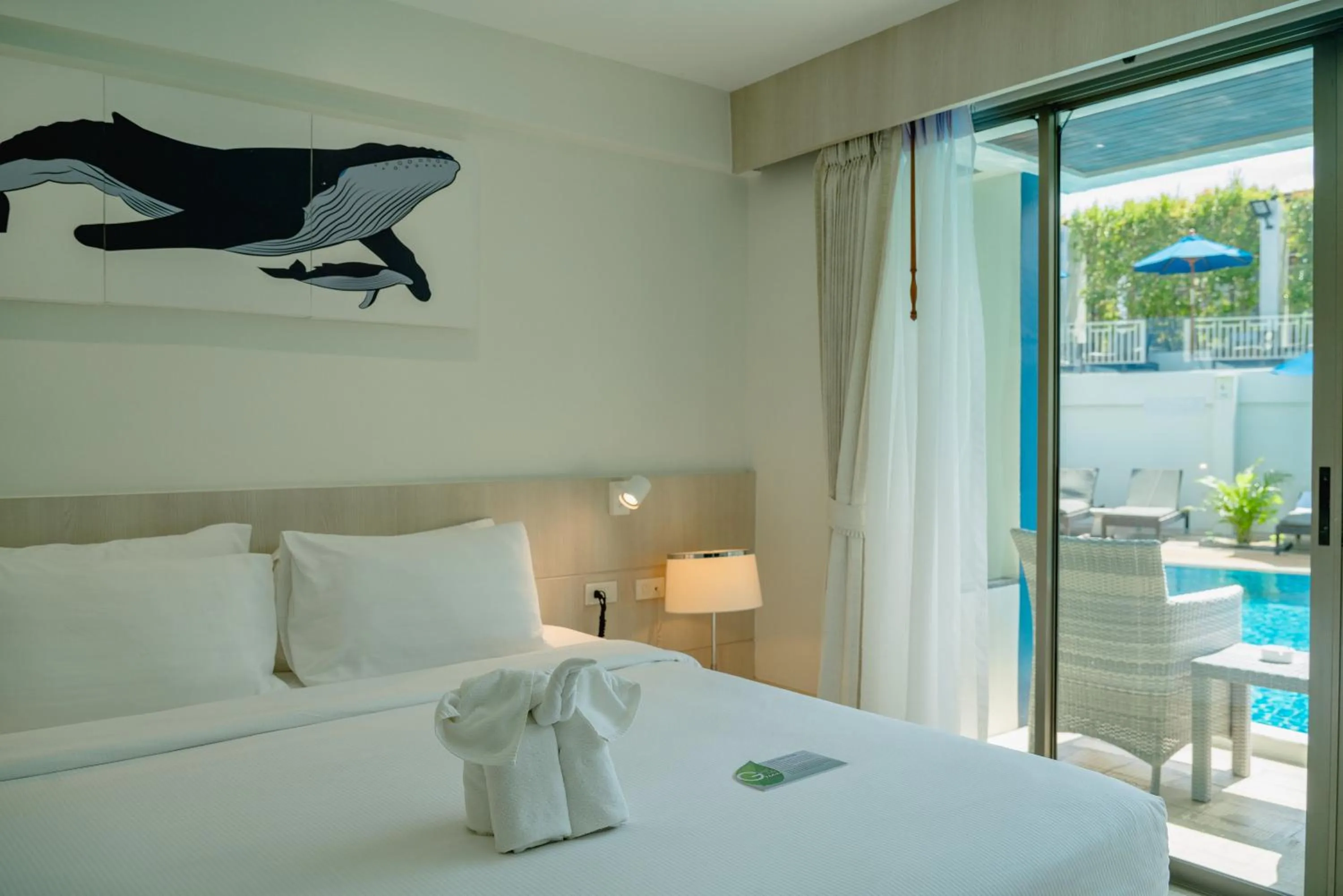 Bed in Blue Tara Hotel Krabi Ao Nang