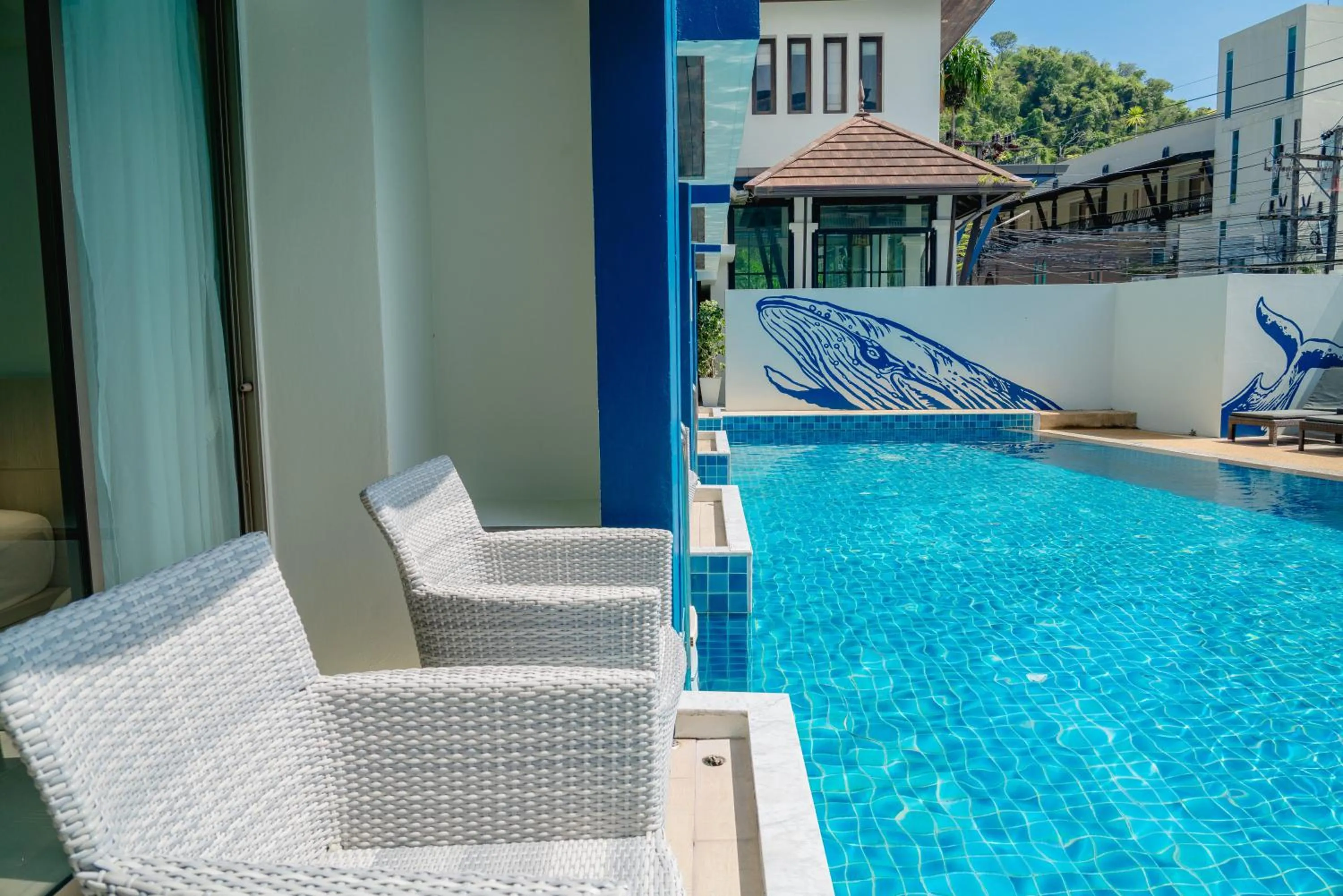 Pool view in Blue Tara Hotel Krabi Ao Nang
