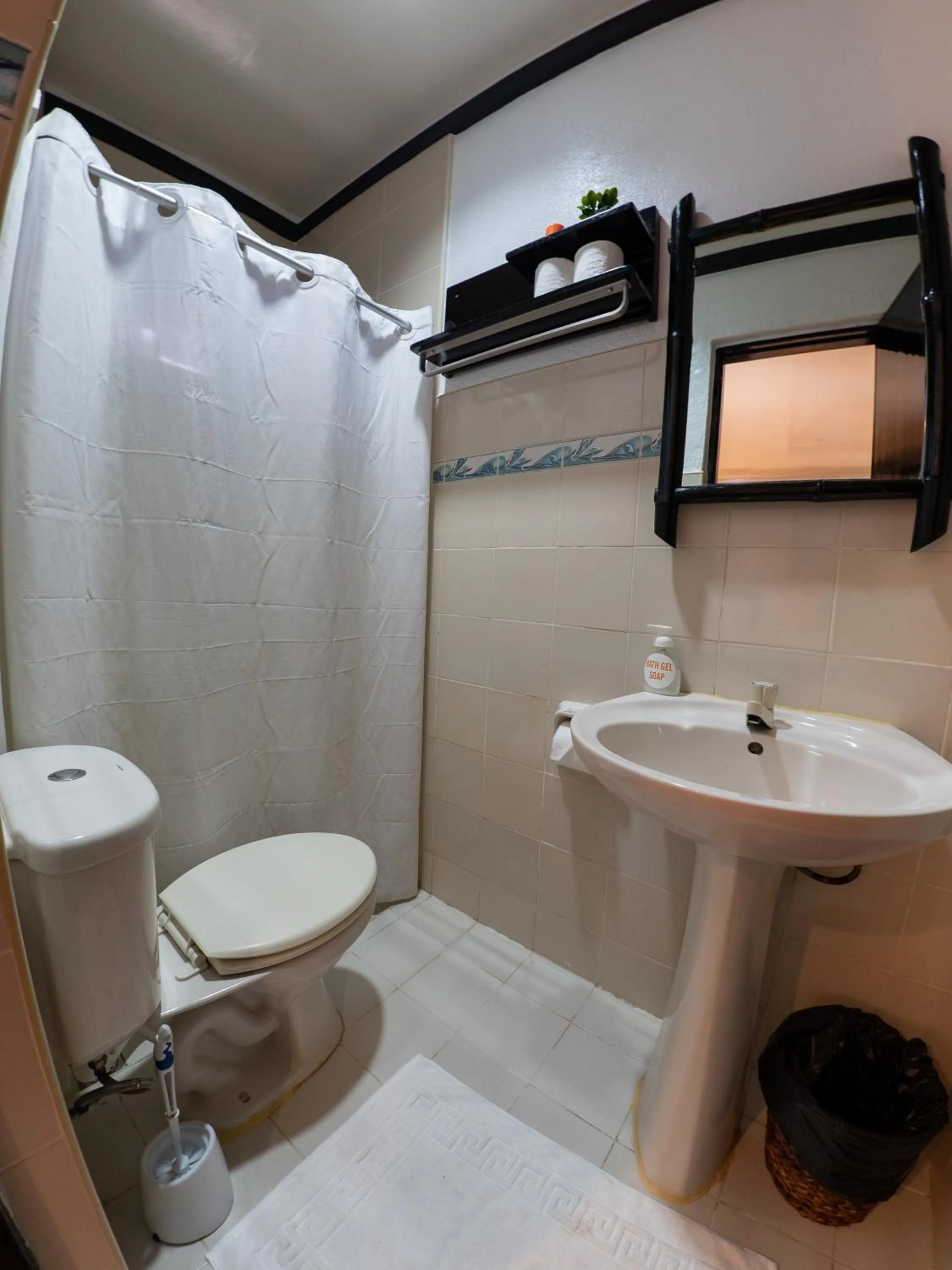 Bathroom in Hippocampus Beach Resort