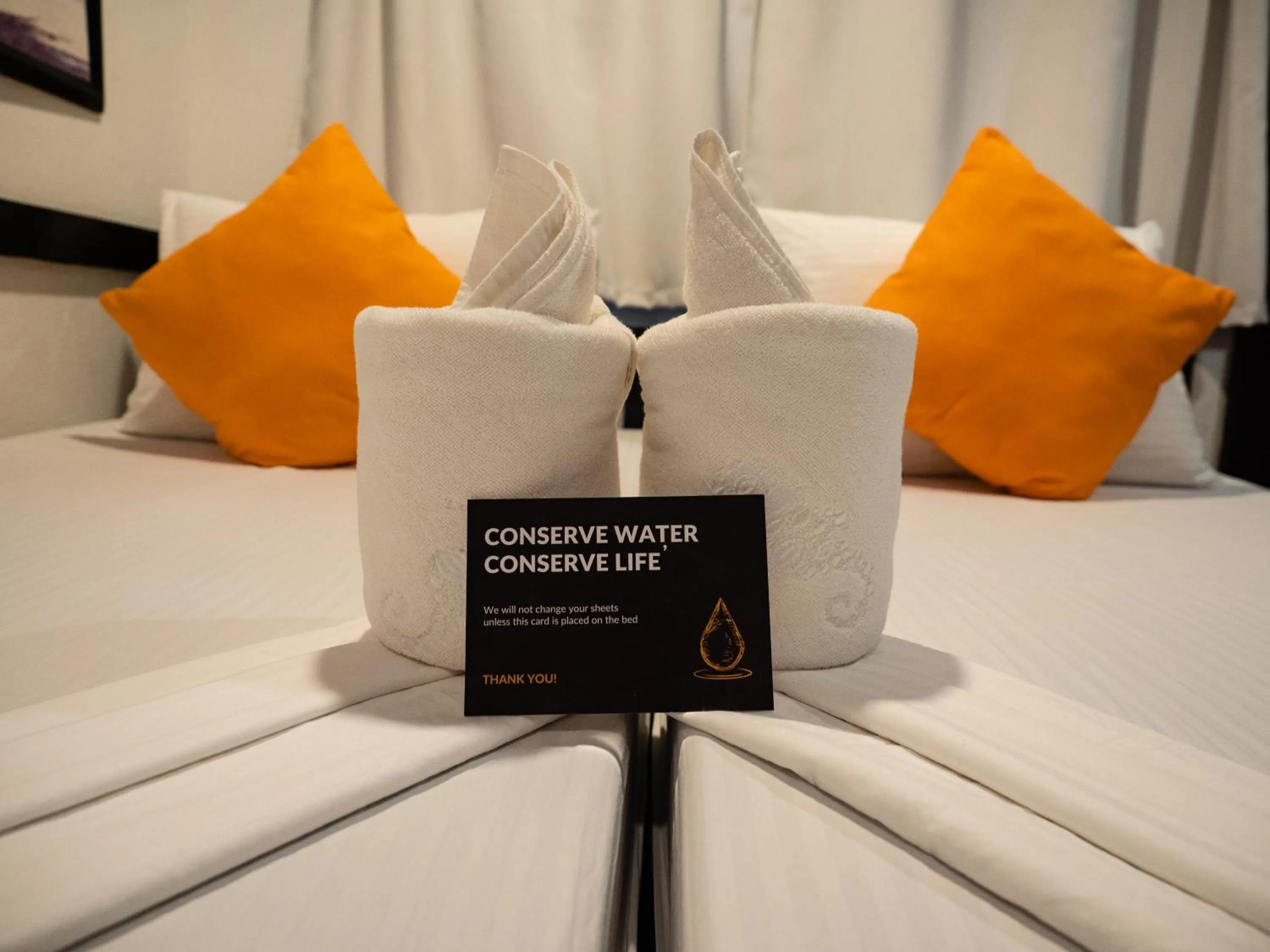 Bed in Hippocampus Beach Resort