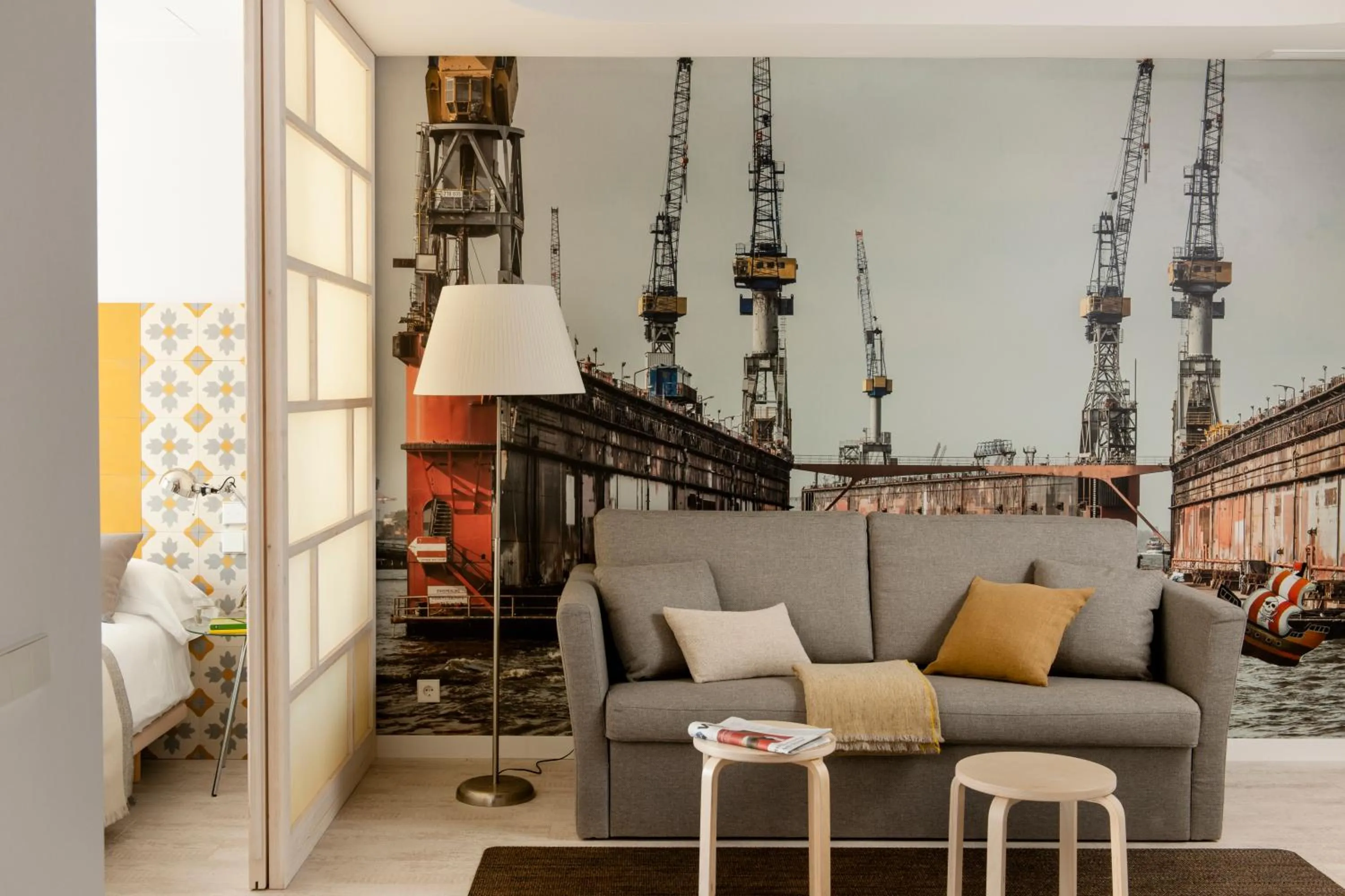 Living room in Eric Vökel Boutique Apartments - Hamburg Suites