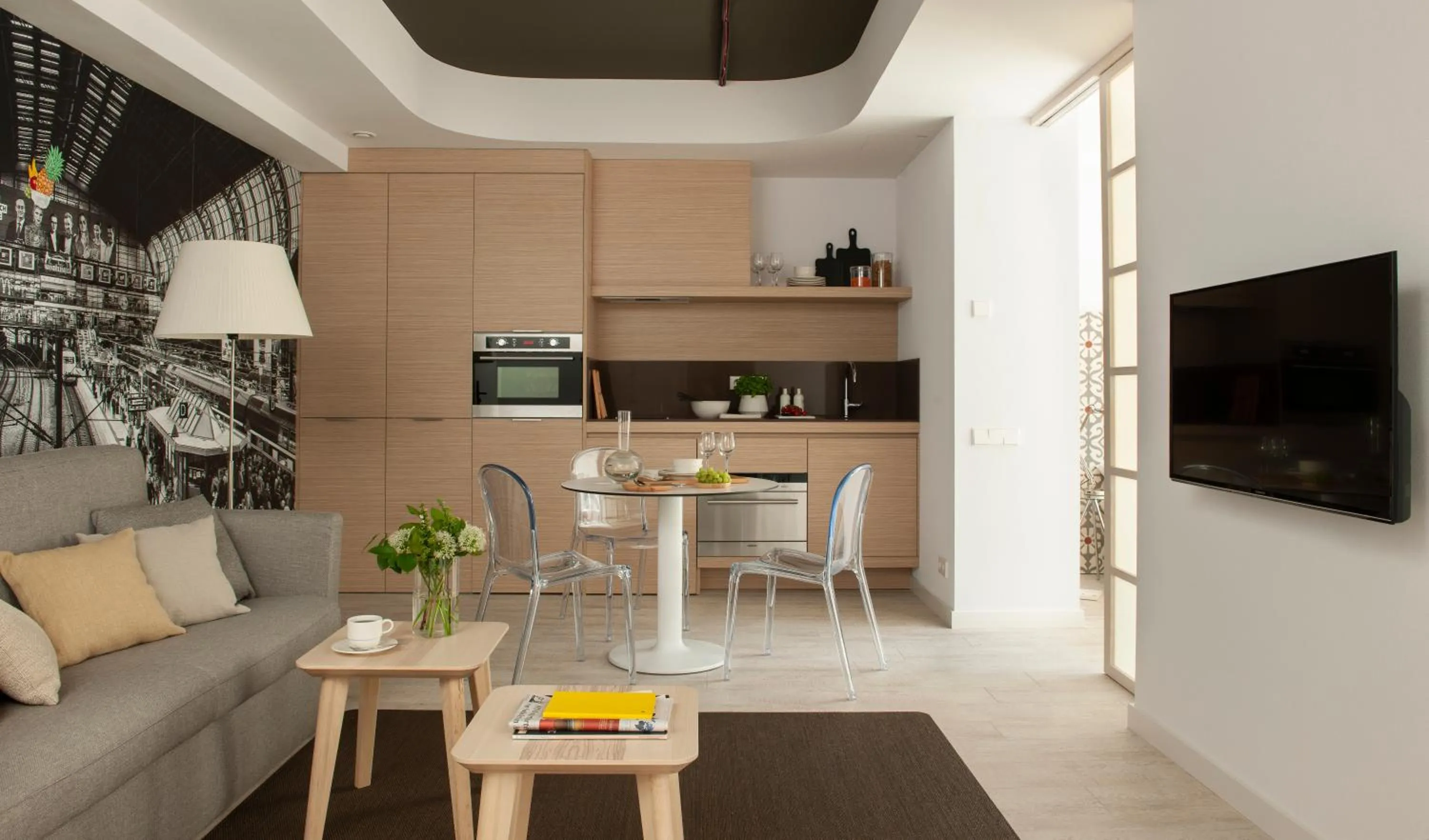 TV and multimedia in Eric Vökel Boutique Apartments - Hamburg Suites