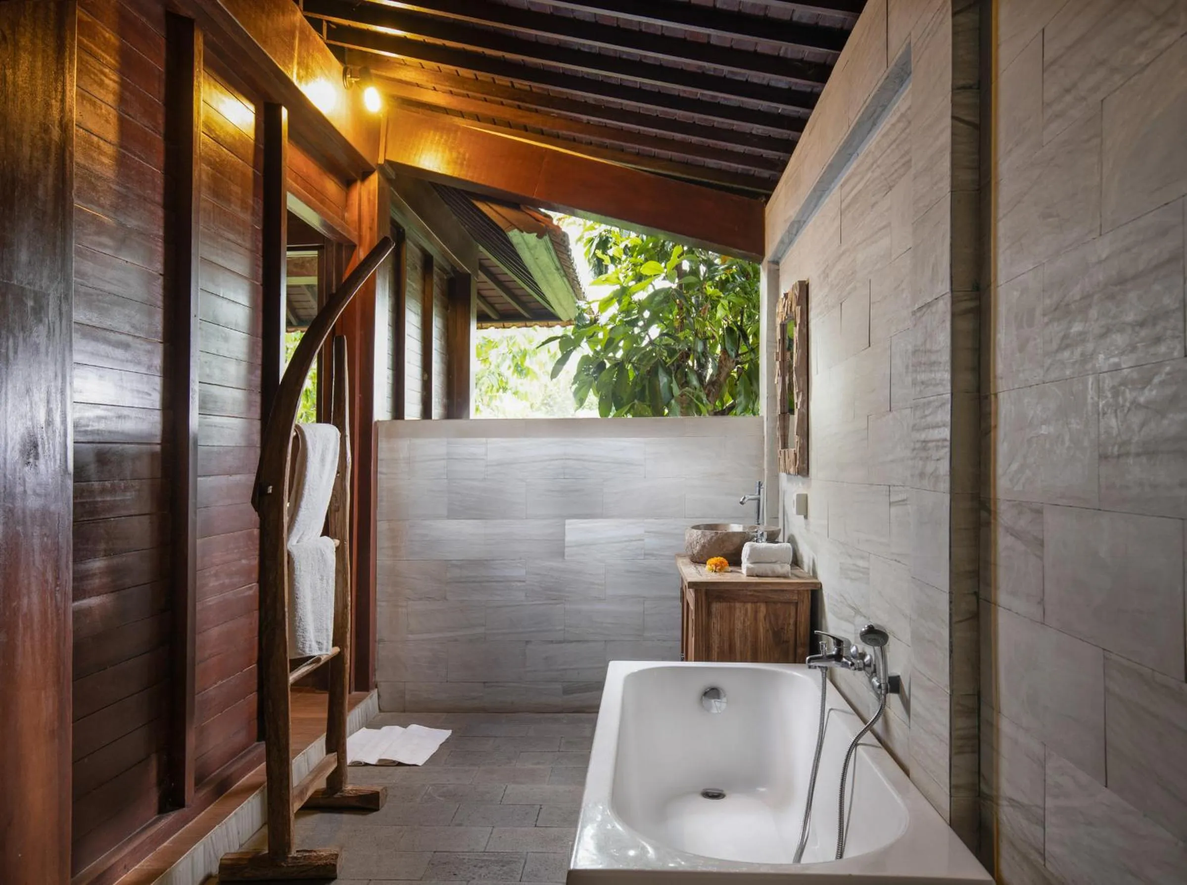 Bathroom in Secluded Jungle Villa