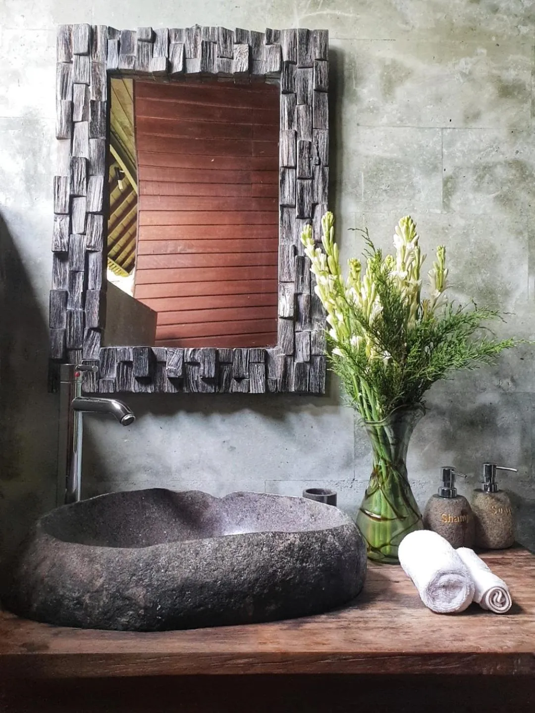 Bathroom in Secluded Jungle Villa