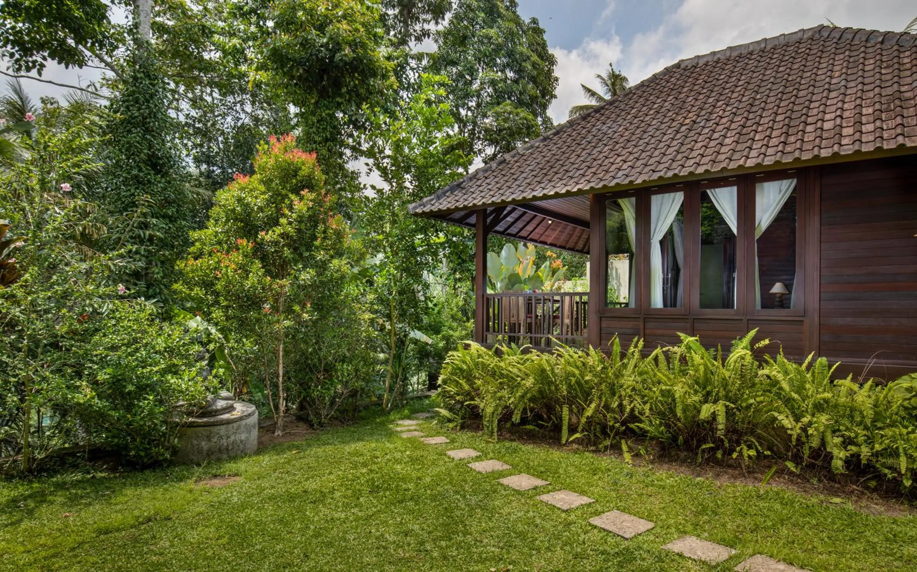 Garden in Secluded Jungle Villa