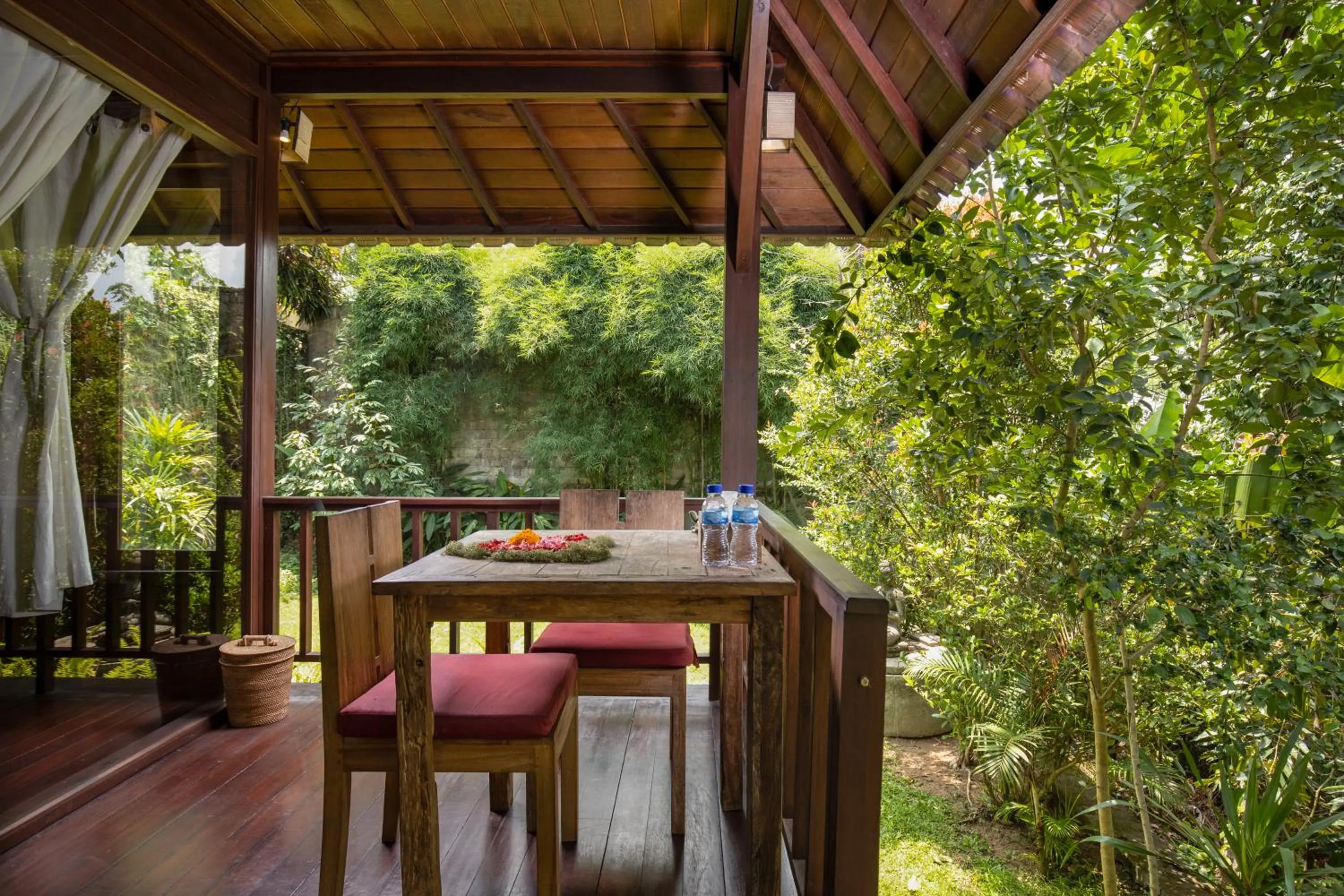 Balcony/Terrace in Secluded Jungle Villa