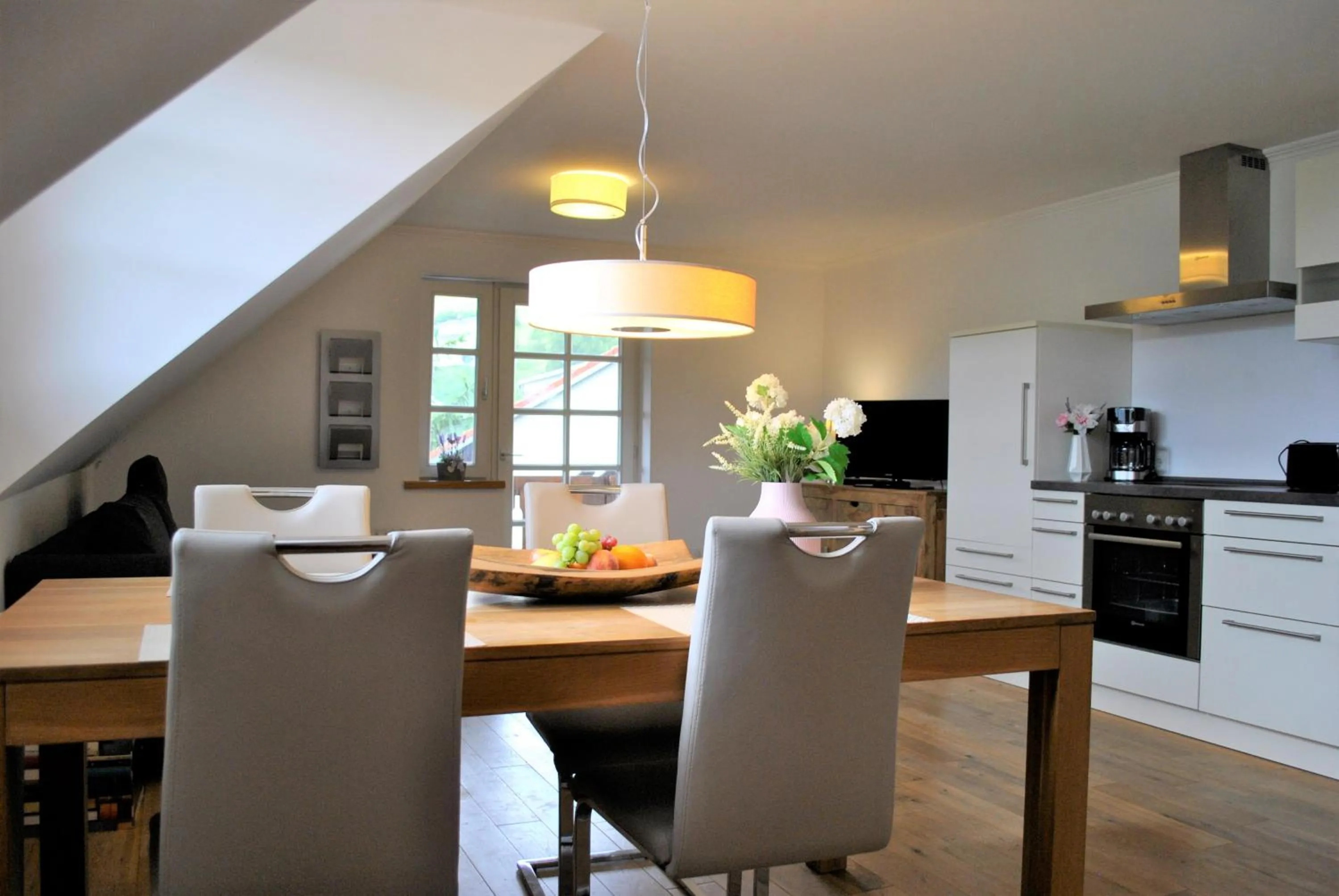 Kitchen or kitchenette in Hotel & Chalets Herrihof